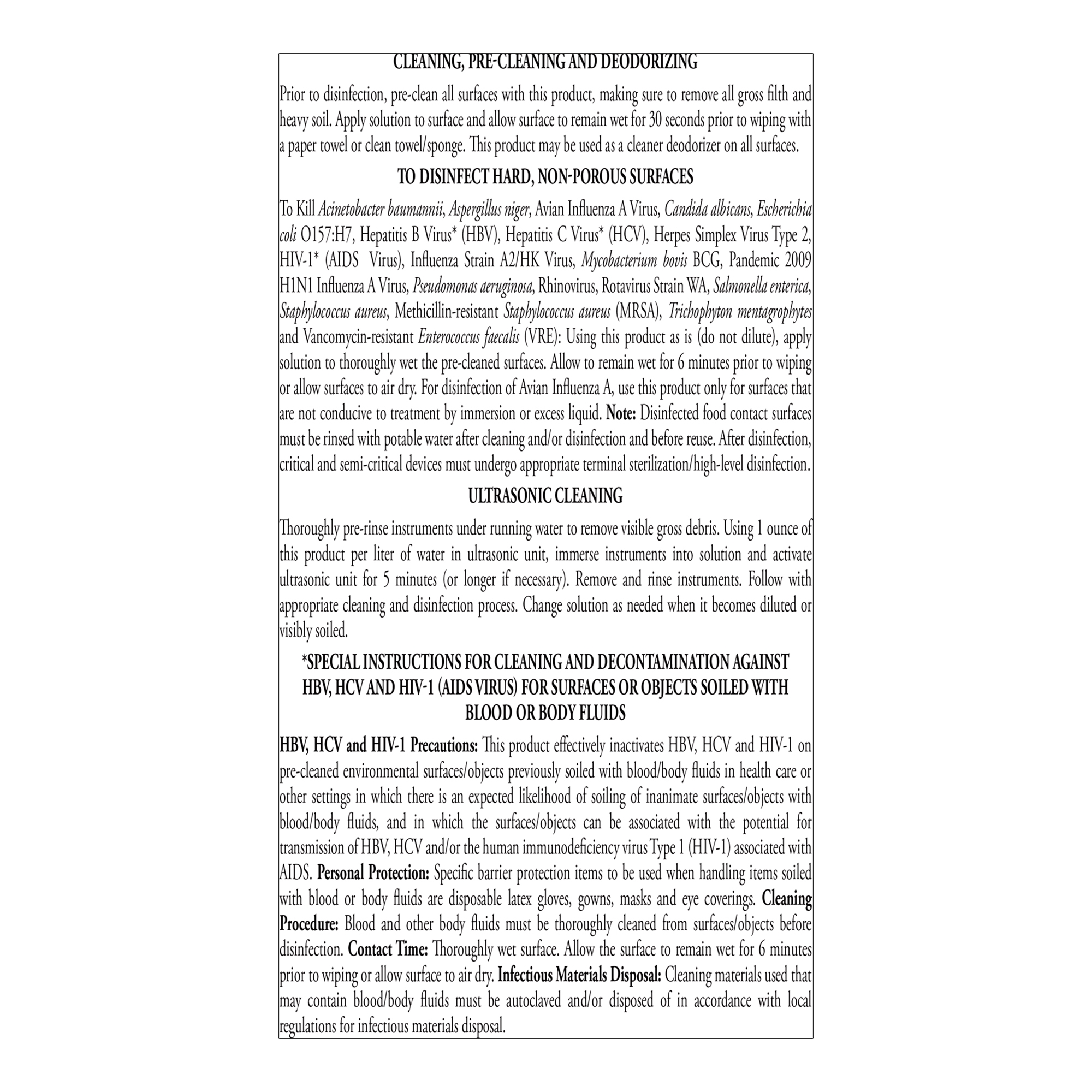 MadaCide-FD® Surface Disinfectant Cleaner, 1 gal. - Image 3