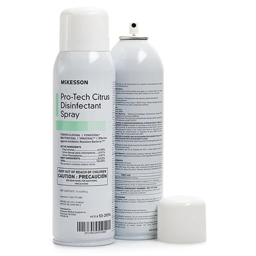 McKesson Pro-Tech Surface Disinfectant Cleaner Alcohol-Based Liquid Citrus Scent