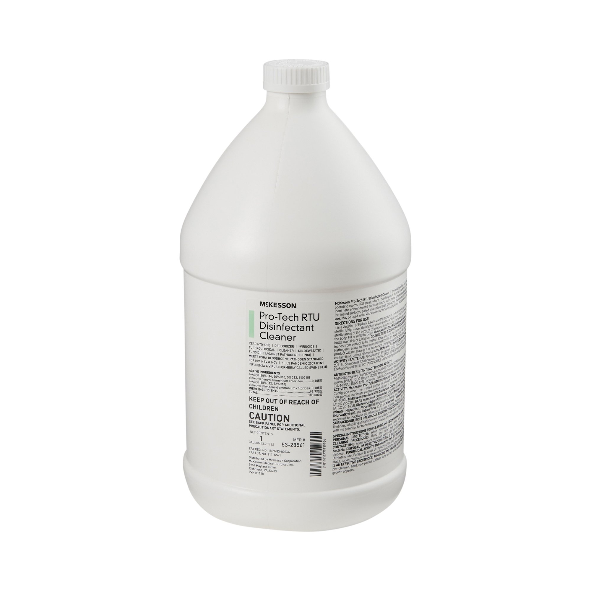 McKesson Pro-Tech Surface Disinfectant Cleaner Alcohol-Based Liquid Floral Scent