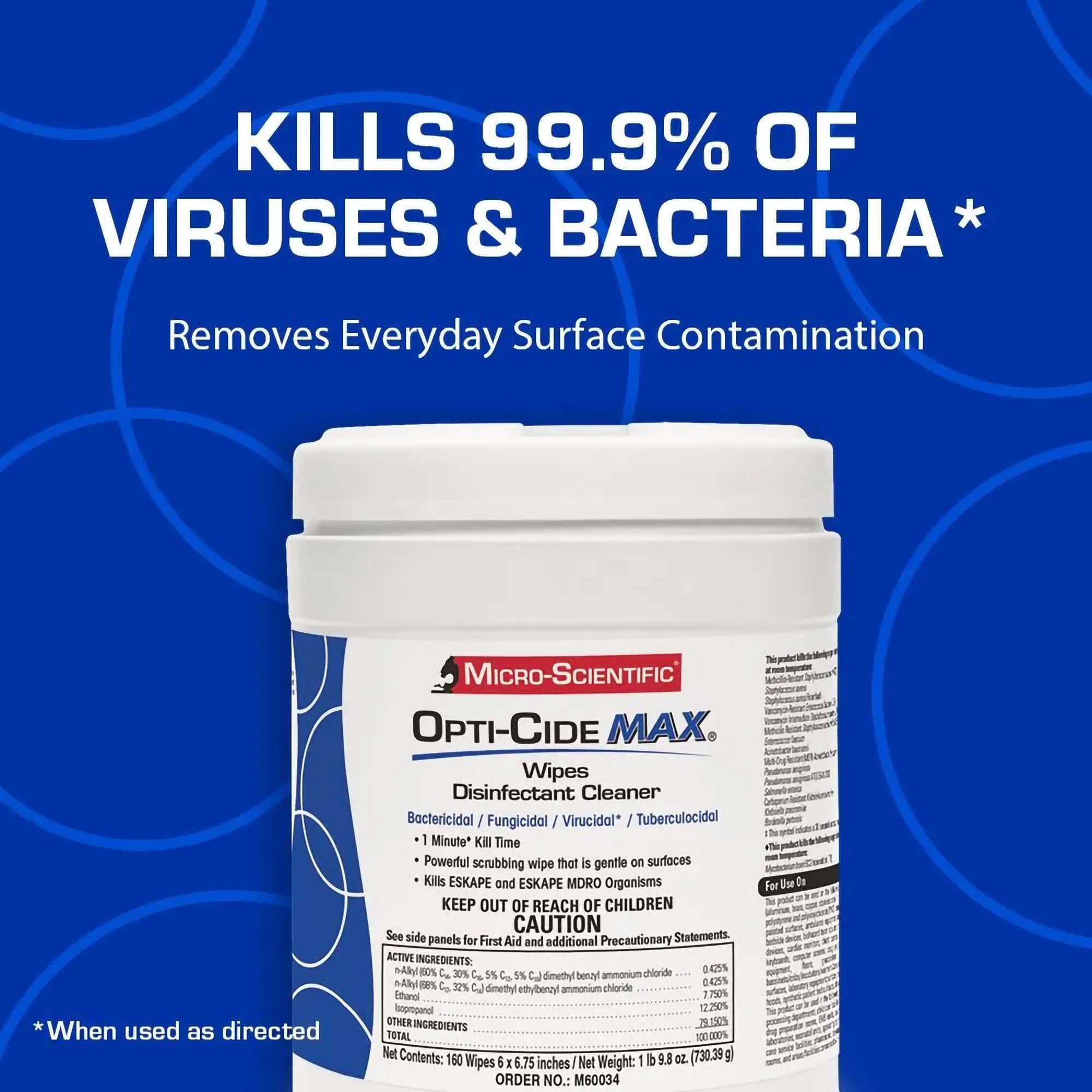Opti-Cide® Max Surface Disinfectant Cleaner Wipes - Image 7