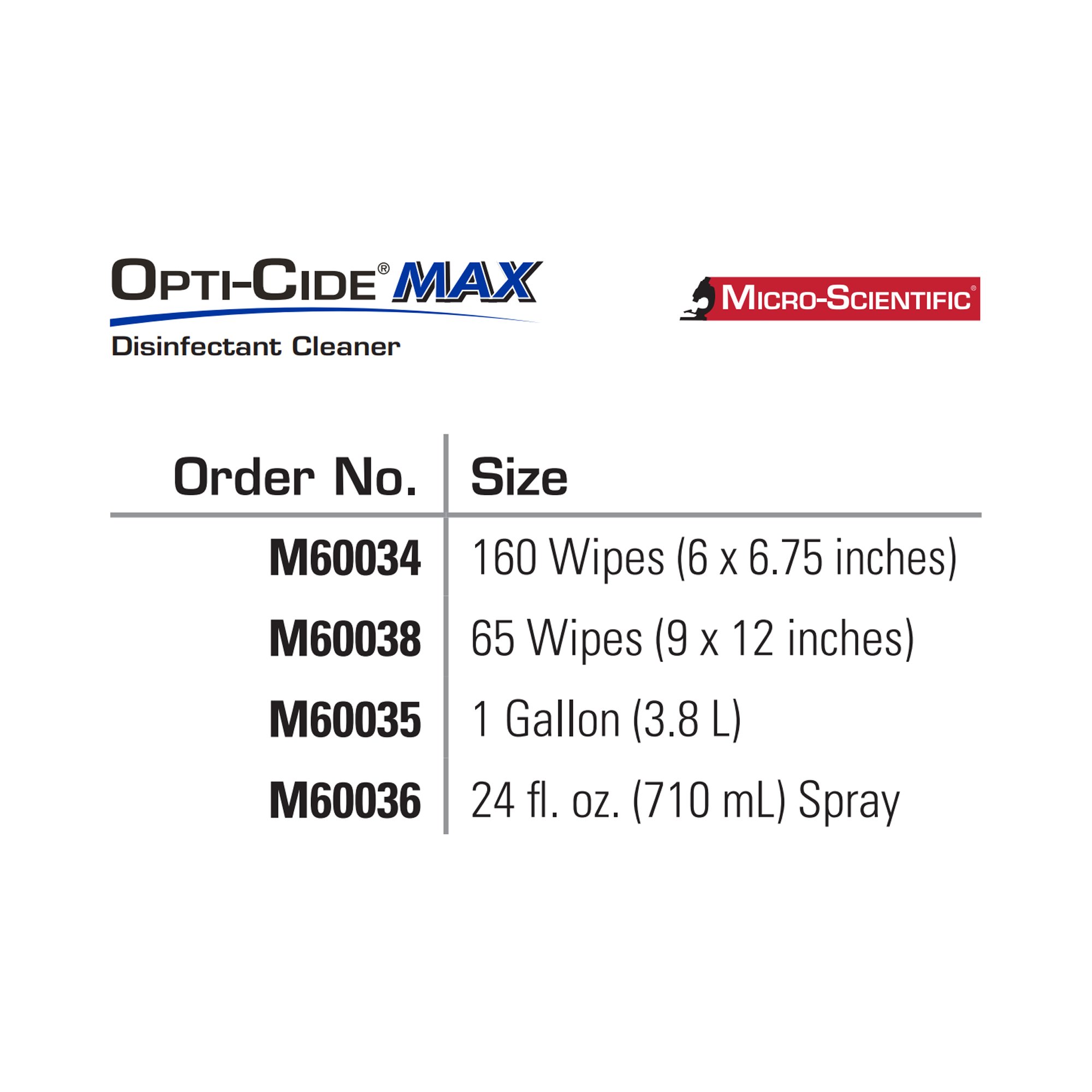 Opti-Cide® Max Surface Disinfectant Cleaner Wipes - Image 10