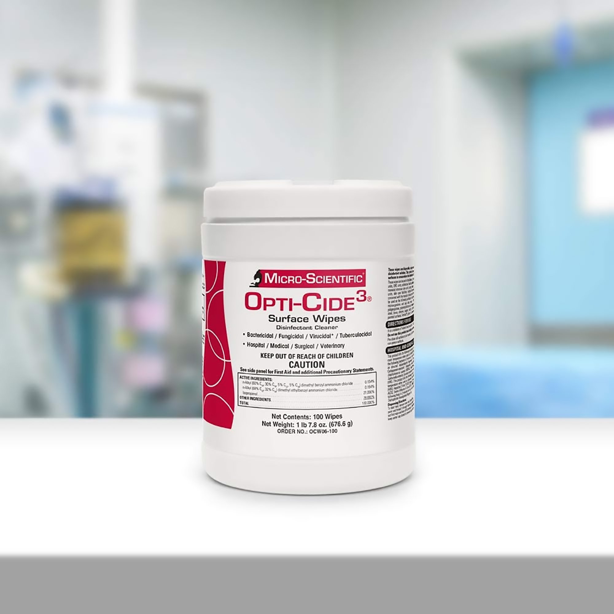Opti-Cide3® Surface Disinfectant Cleaner Wipes - Image 3