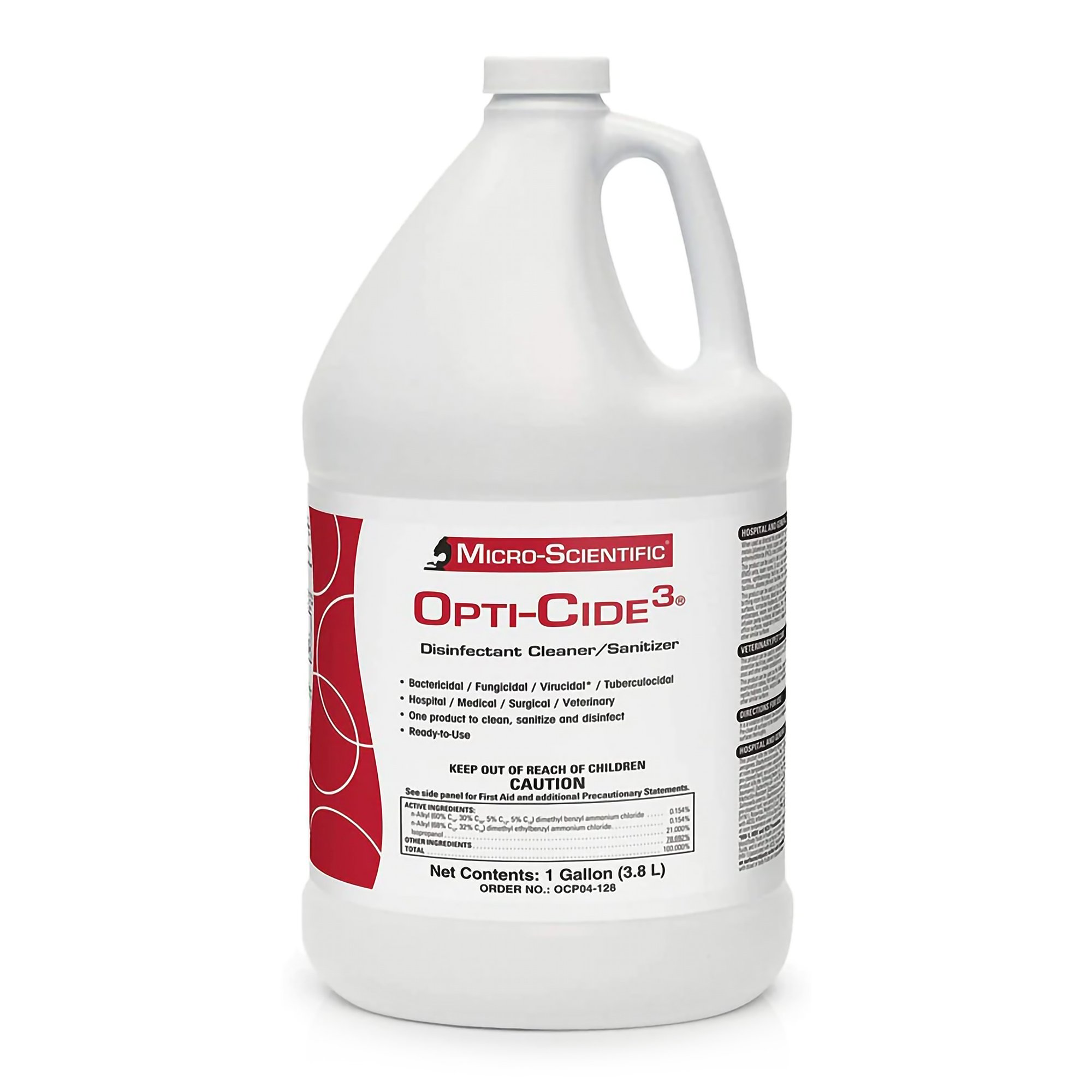 Opti-Cide3® Surface Disinfectant Cleaner, 1 gallon jug