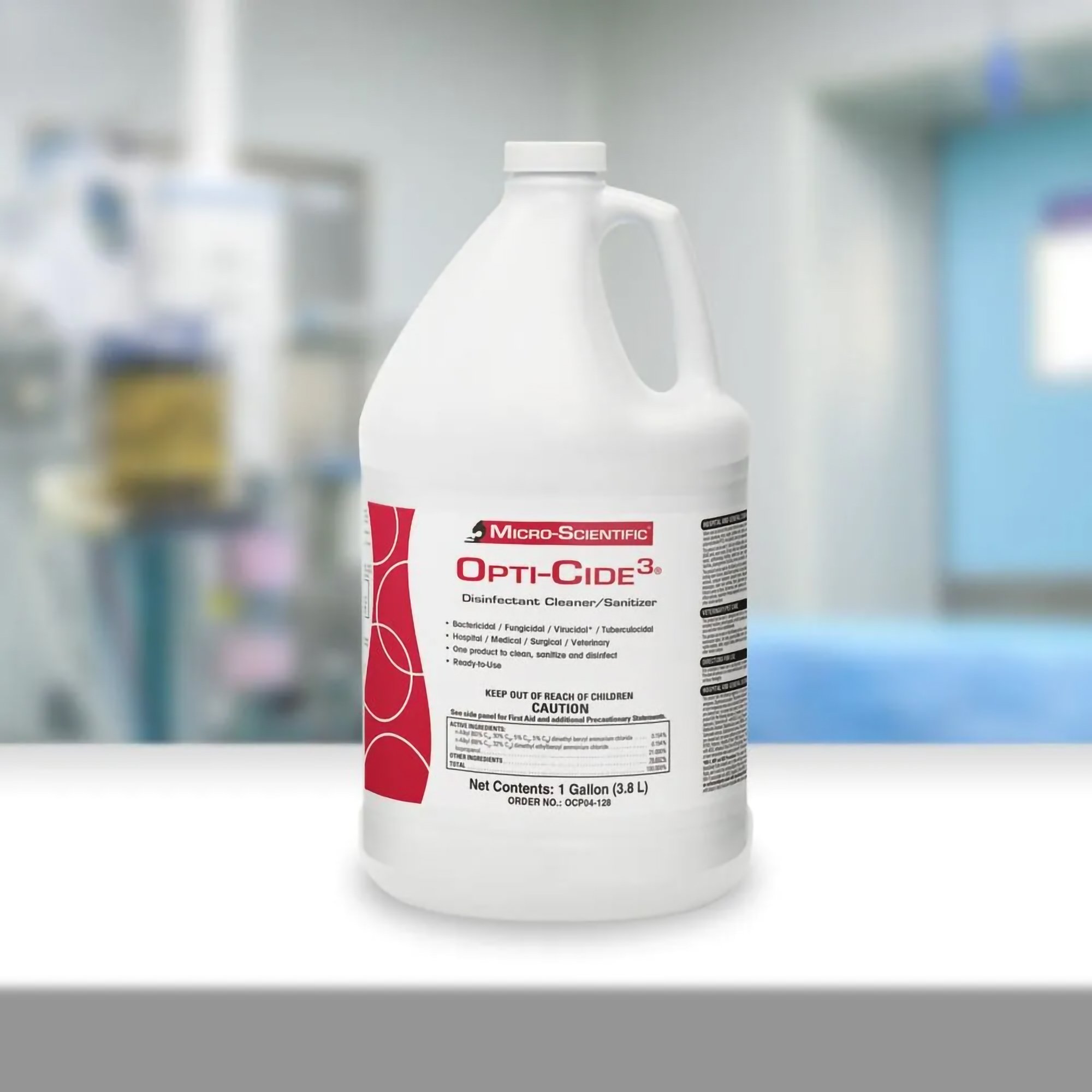 Opti-Cide3® Surface Disinfectant Cleaner, 1 gallon jug - Image 3