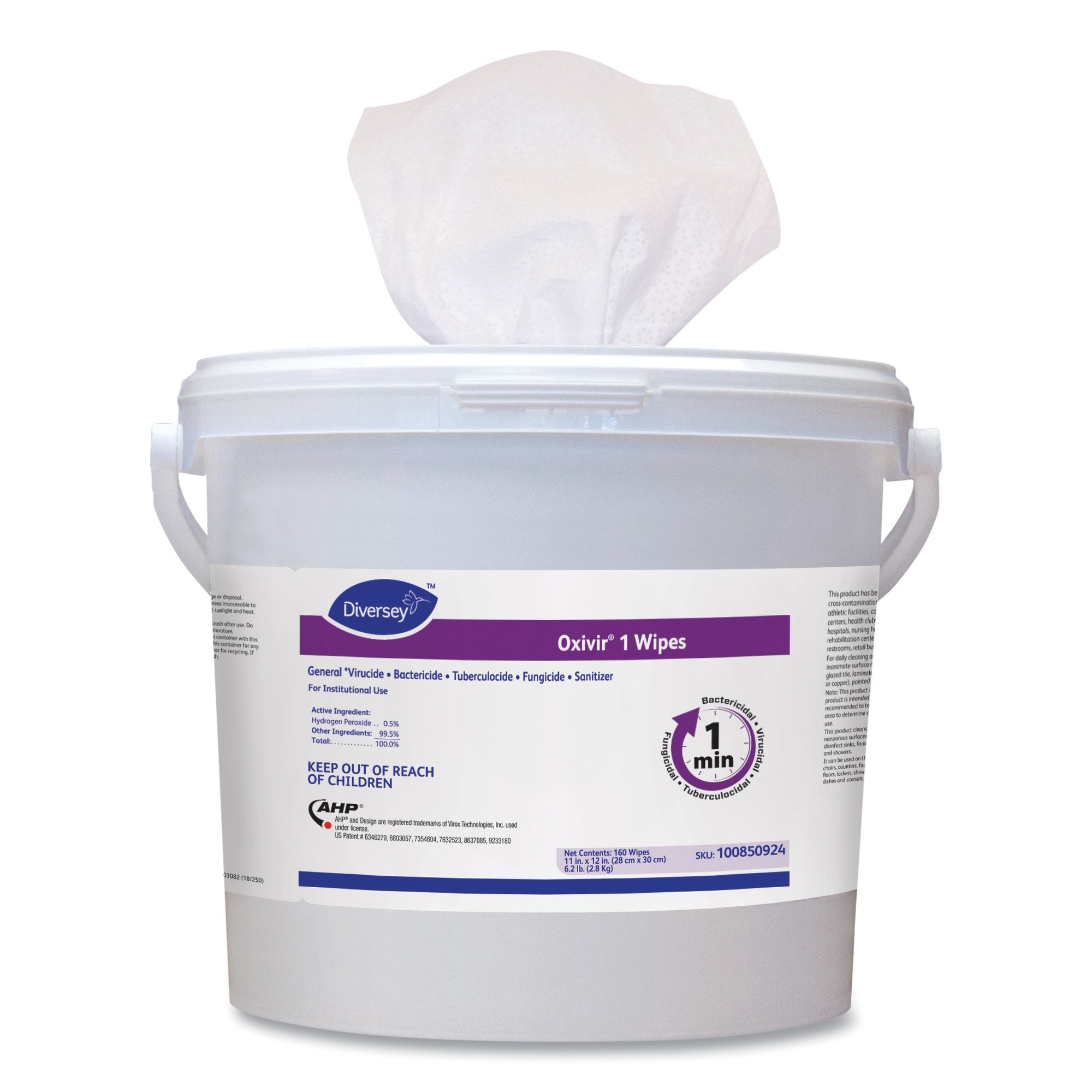 Oxivir® 1 Hydrogen Peroxide Surface Disinfectant Cleaner Wipes