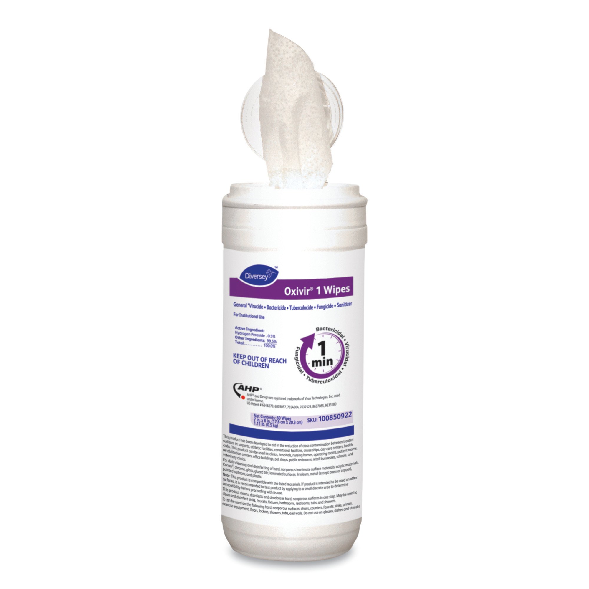 Oxivir® 1 Hydrogen Peroxide Surface Disinfectant Cleaner Wipes