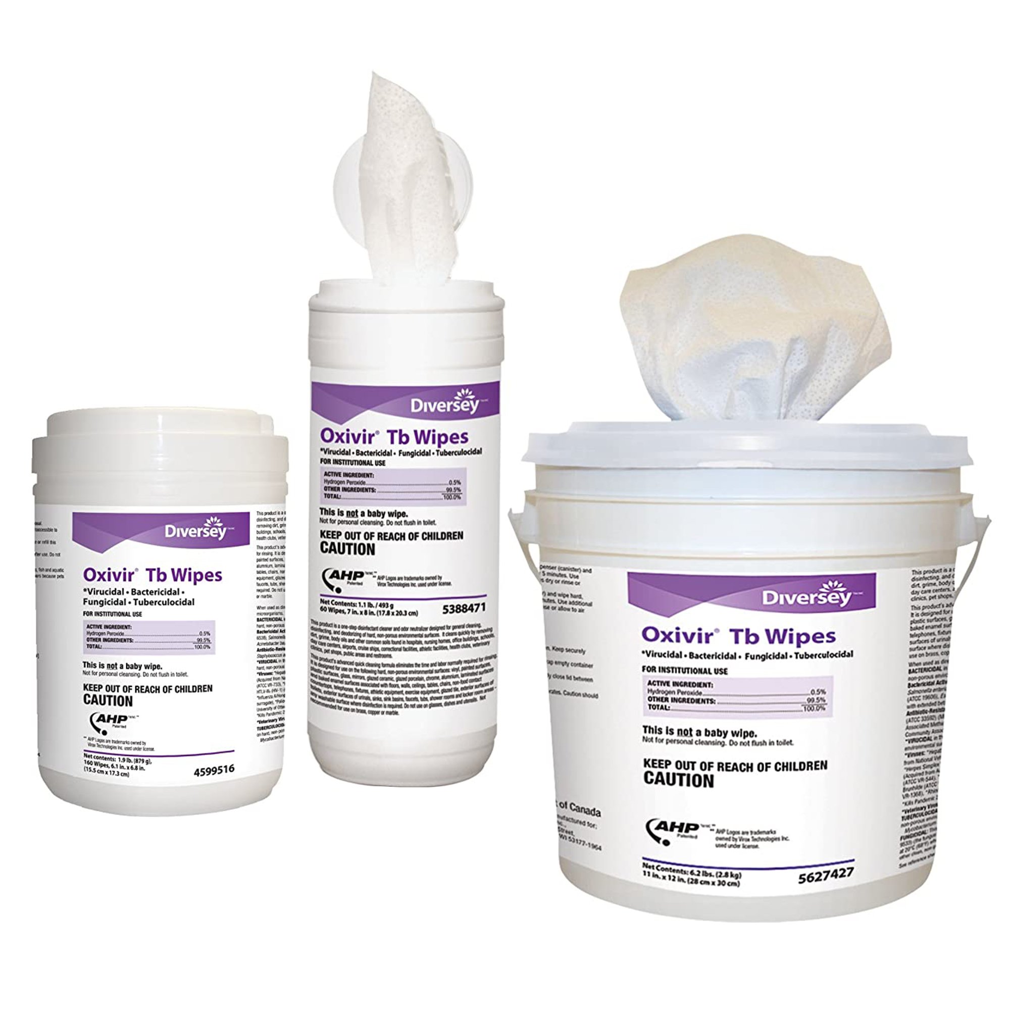 Oxivir® Tb Surface Disinfectant Cleaner Wipes, 60 ct. - Image 2