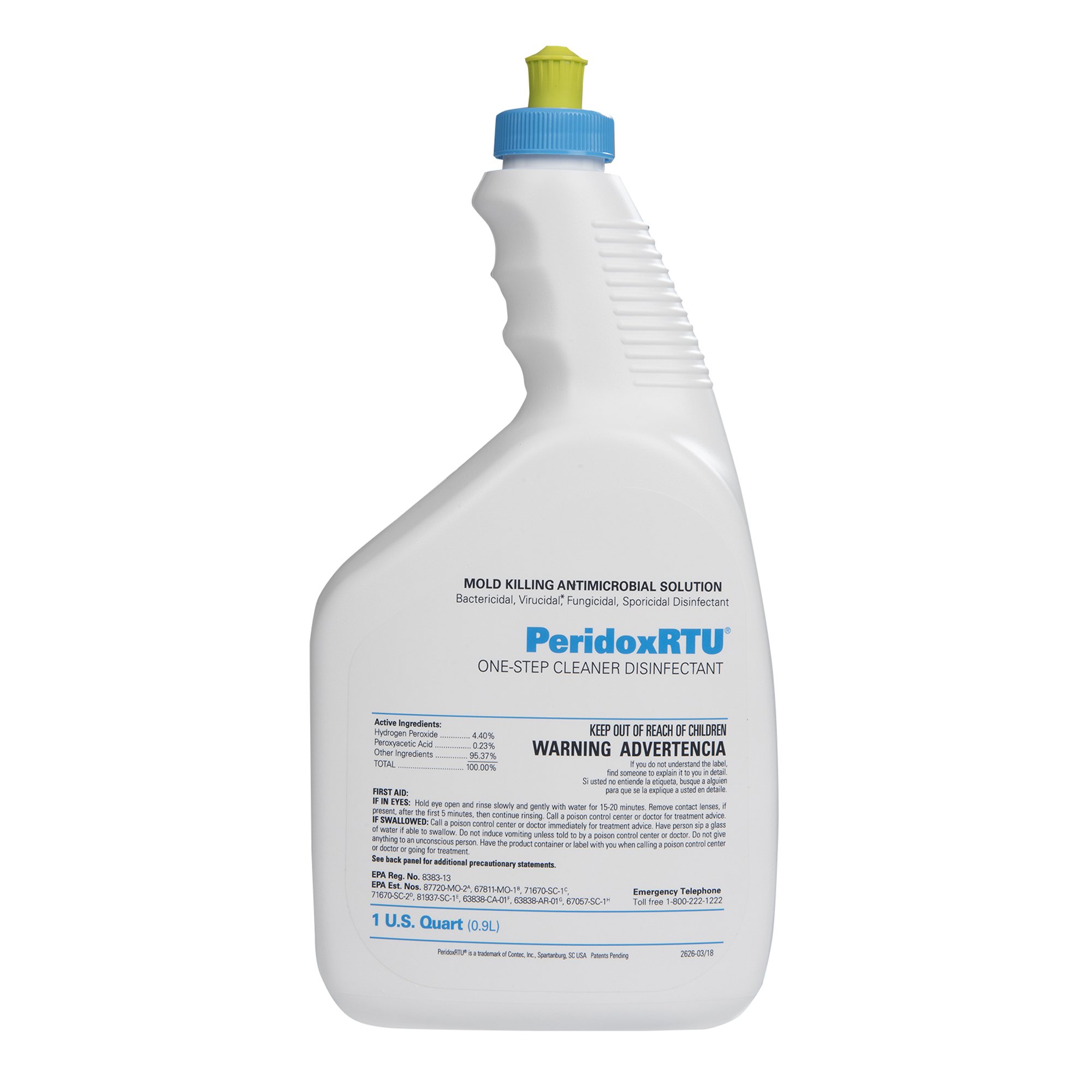 PeridoxRTU® Sporicidal Peroxide Based Surface Disinfectant Cleaner, 32 ounces