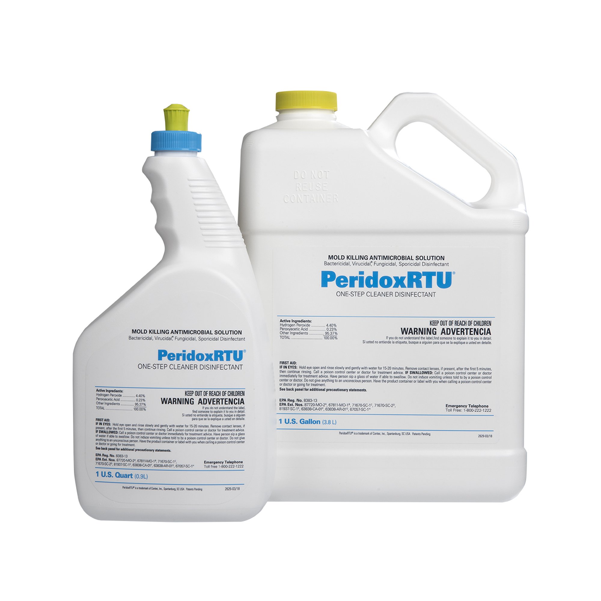 PeridoxRTU® Sporicidal Peroxide Based Surface Disinfectant Cleaner, 32 ounces - Image 2