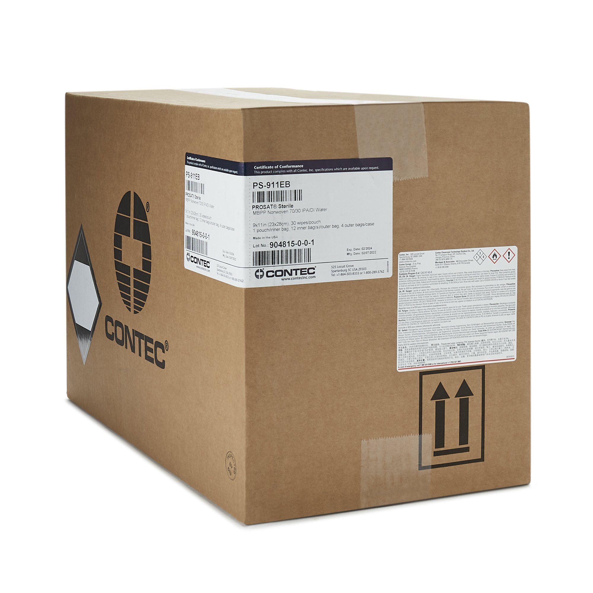 PROSAT® Sterile™ PreSaturated Cleanroom Wipe - Image 5