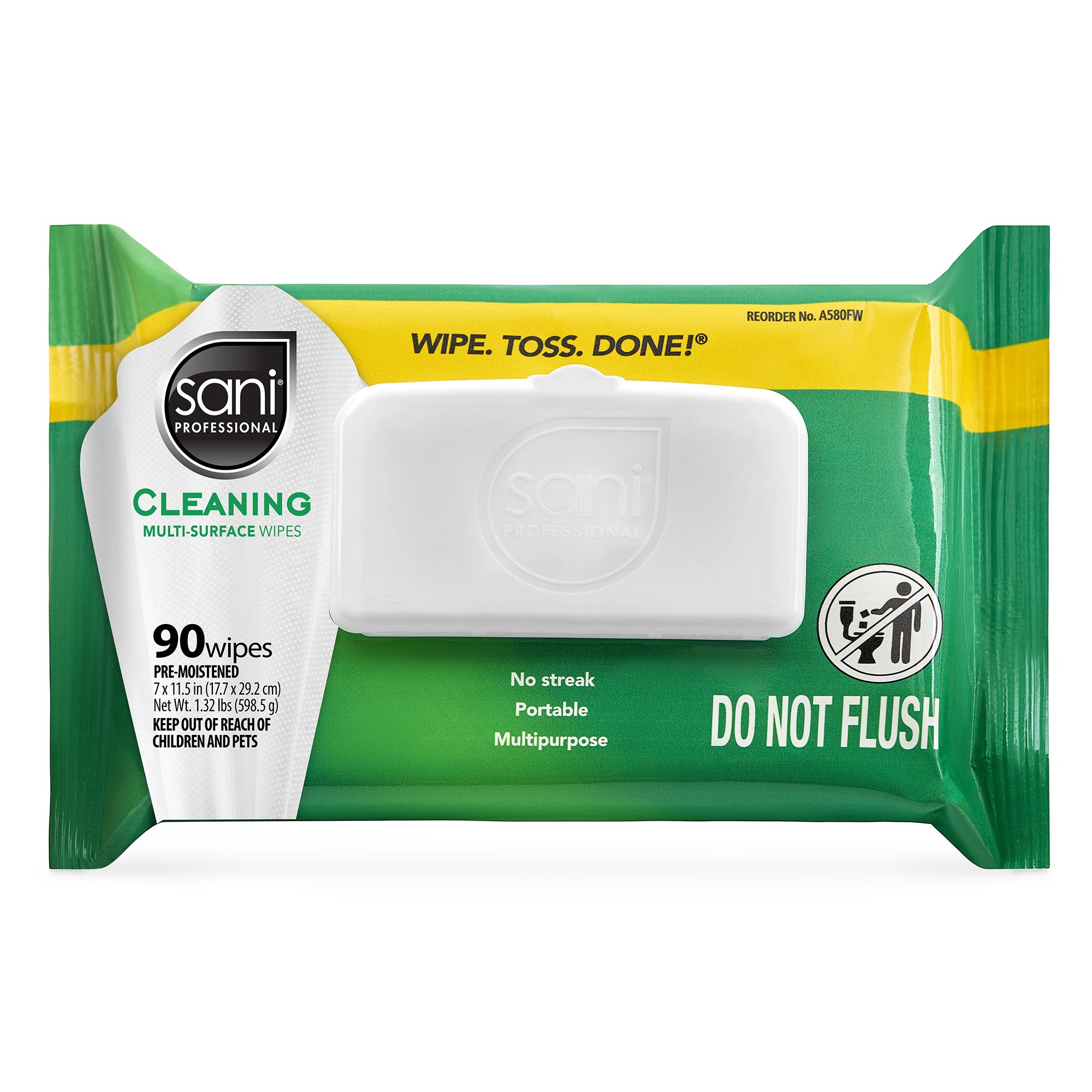 Sani Professional® Isopropyl Alcohol Cleaning Multi-Surface Disinfectant Wipes - Image 2