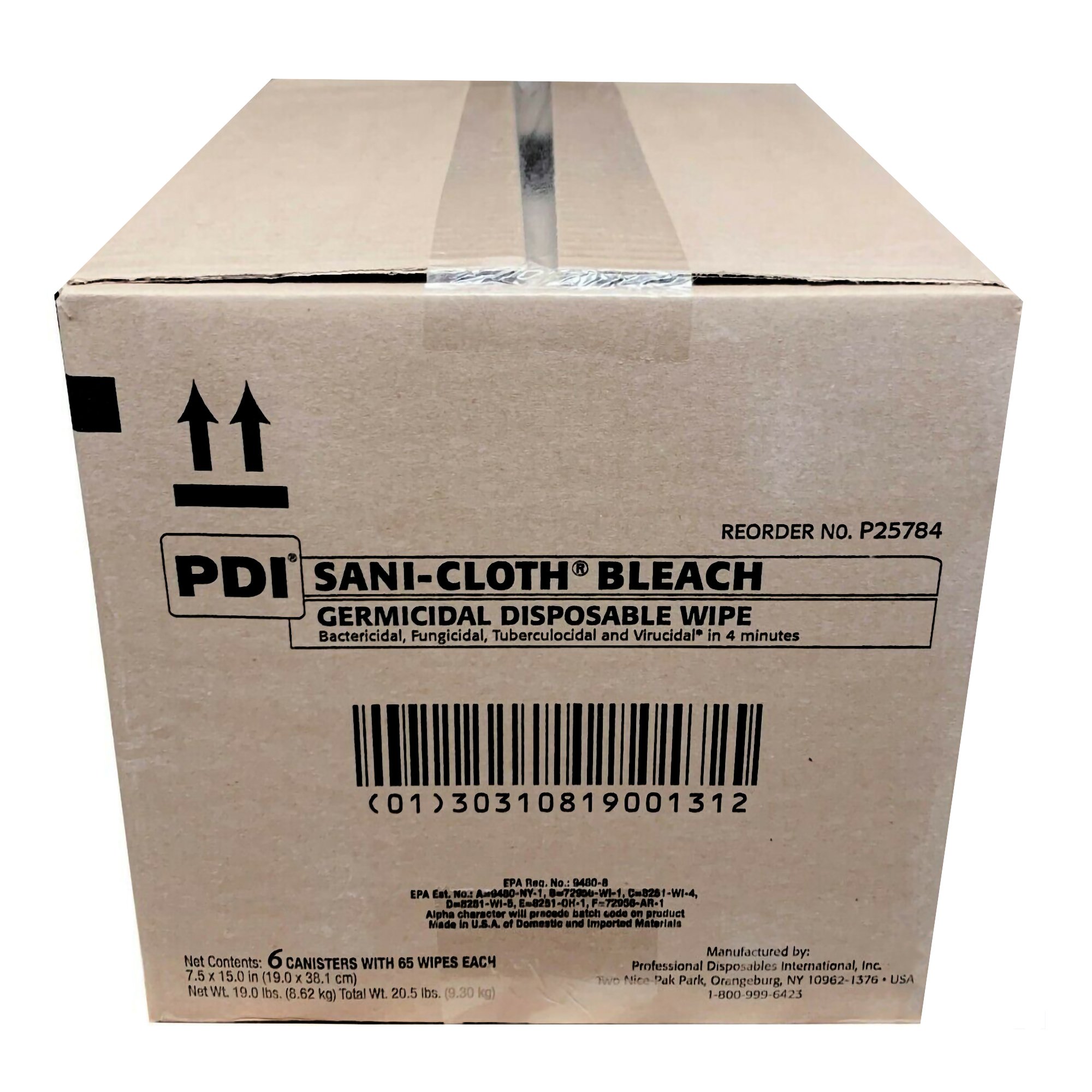 Sani-Cloth® Surface Disinfectant Cleaner, 65 Wipes per Canister - Image 4