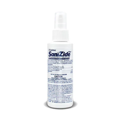 SaniZide Plus® Surface Disinfectant Cleaner, 4-ounce Bottle