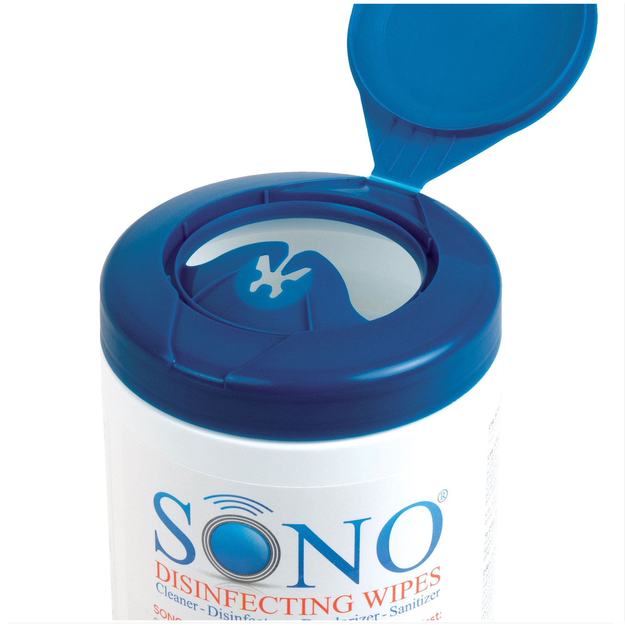 Sono® Premoistened Surface Disinfectant Cleaner Wipes - Image 2