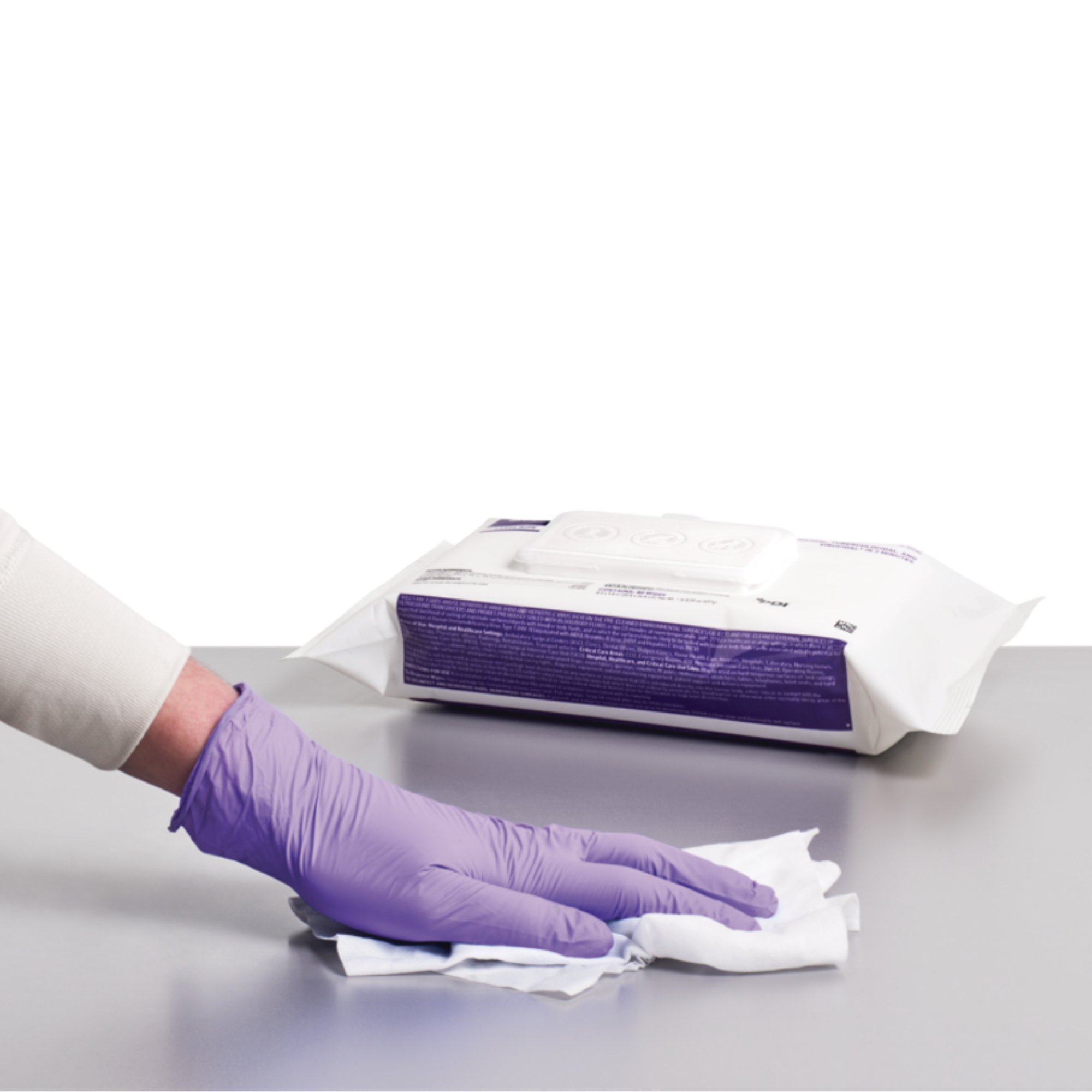 Super Sani-Cloth® Large Germicidal Disinfectant Wipes, Soft Pack - Image 6