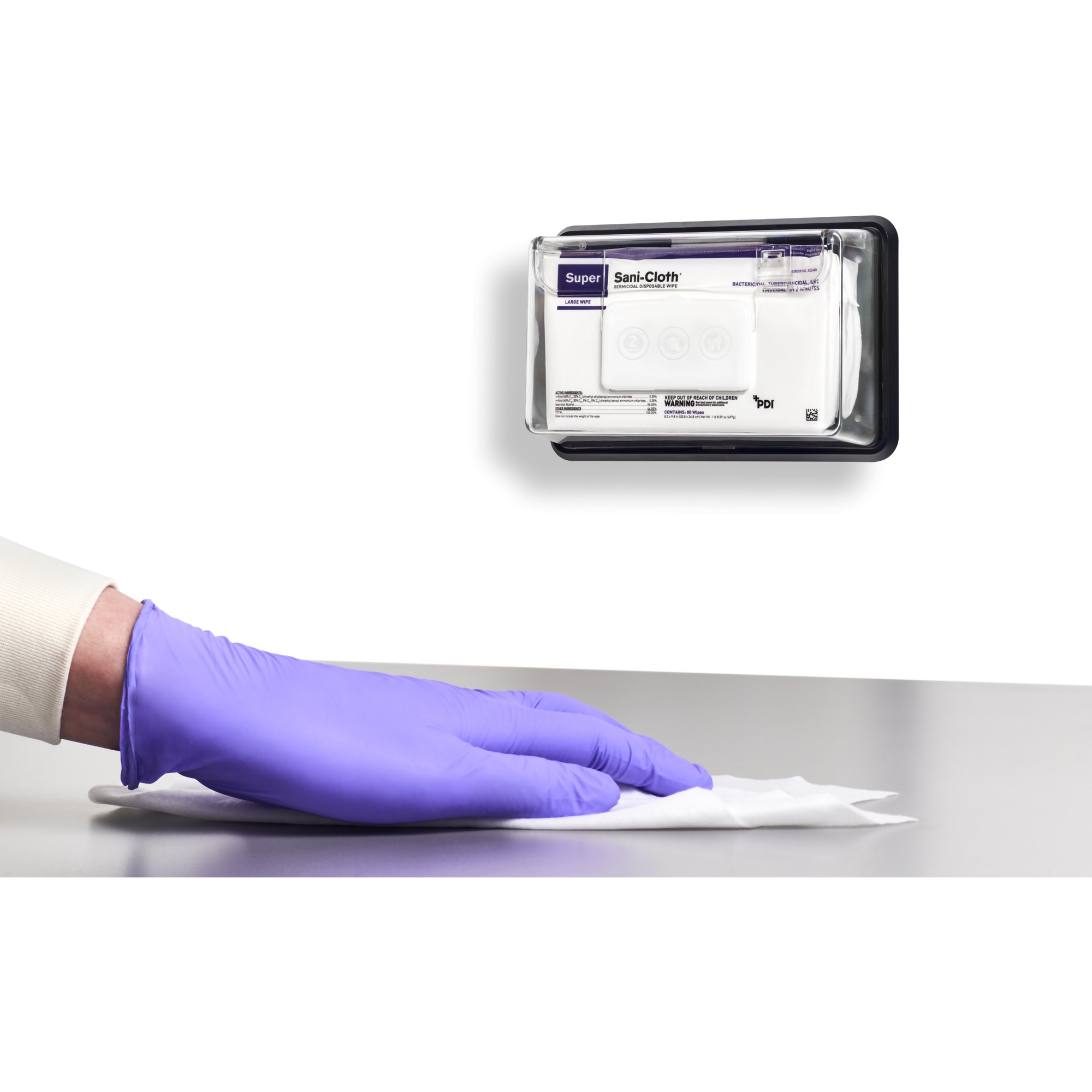 Super Sani-Cloth® Large Germicidal Disinfectant Wipes, Soft Pack - Image 8