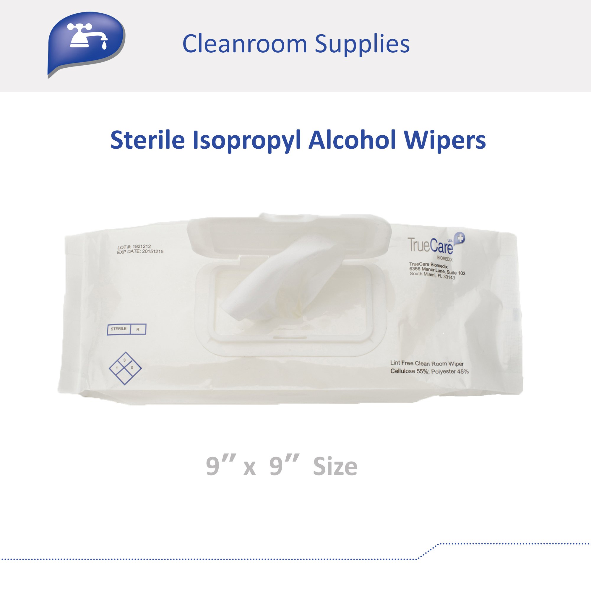 TrueCare Biomedix Sterile Isopropyl Alcohol Wipes - Image 4