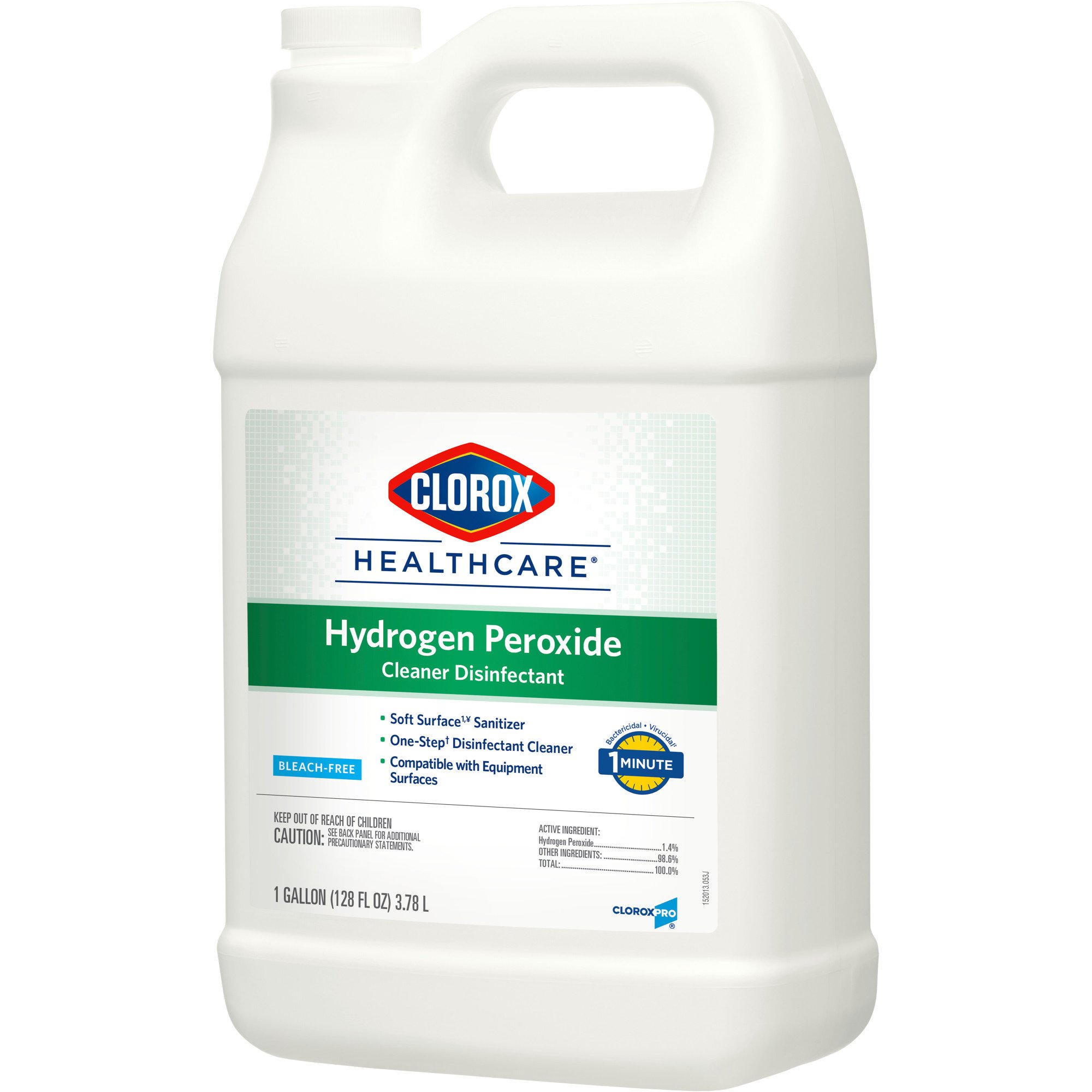 Clorox Healthcare® Hydrogen Peroxide Cleaner Disinfectant, Jug, 1 gal. - Image 2