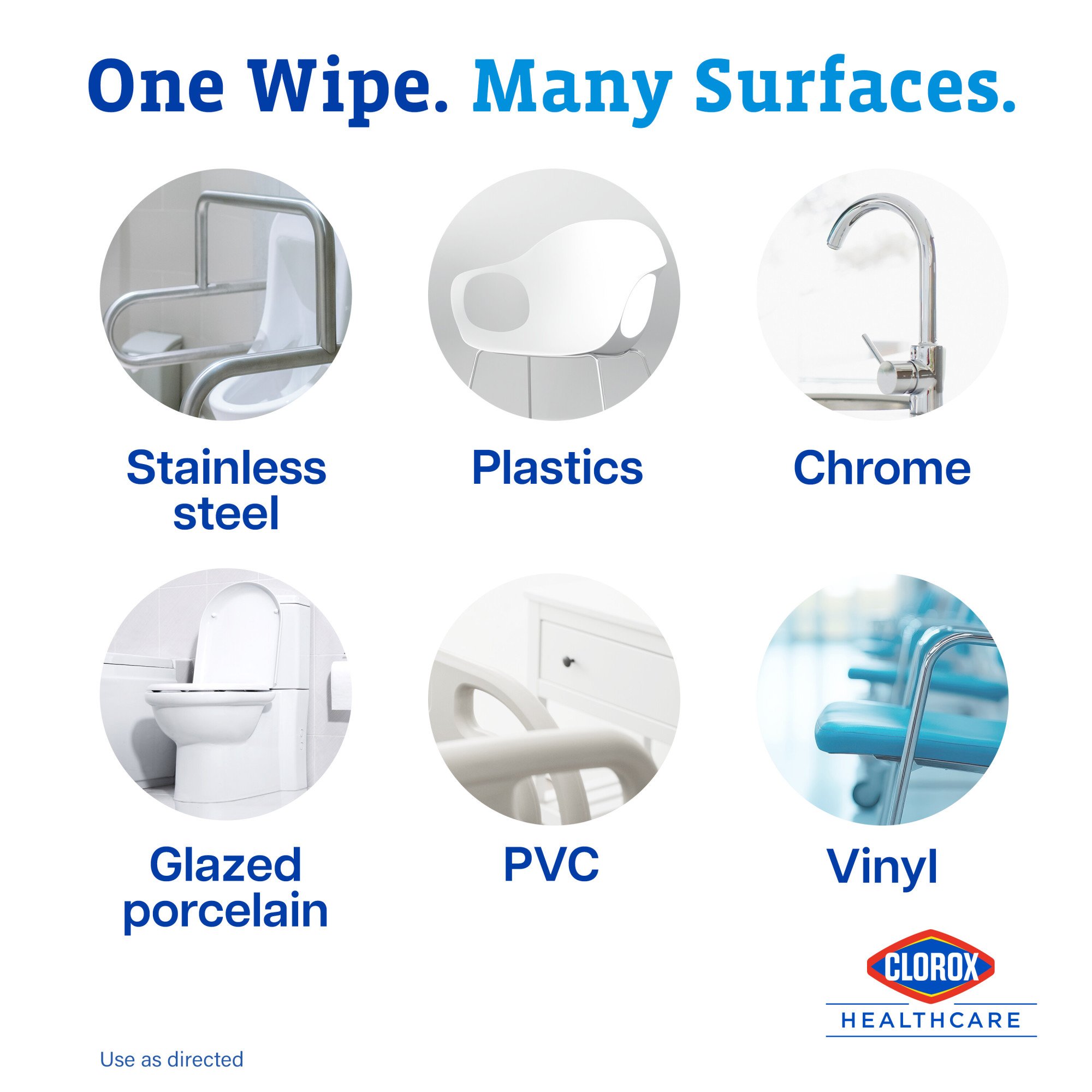 Clorox Healthcare® VersaSure® Cleaner Disinfectant Wipes, Refill Pouch - Image 10