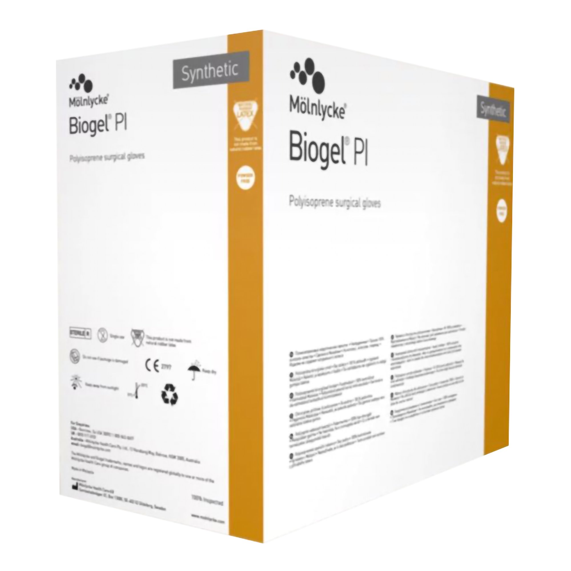 Biogel® PI Polyisoprene Surgical Glove, Size 7, Straw Color - Image 2