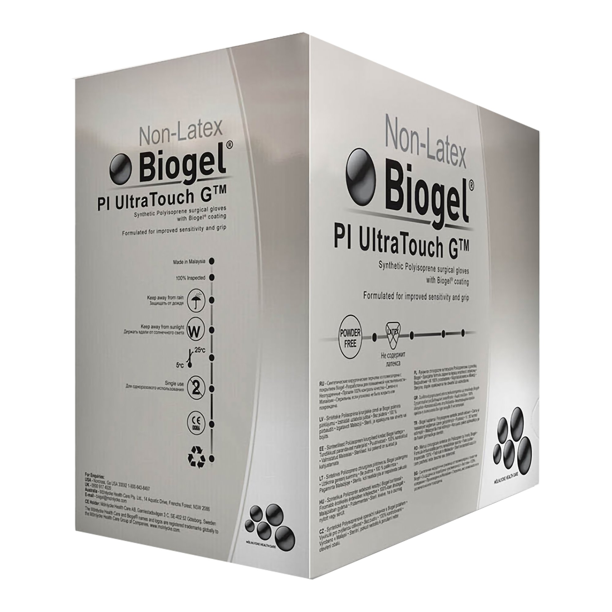 Biogel® PI UltraTouch™ G Polyisoprene Surgical Glove, Size 7, Straw - Image 2