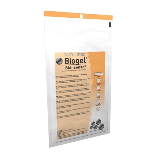 Biogel® Skinsense™ Polyisoprene Surgical Glove, Size 8, Straw Color