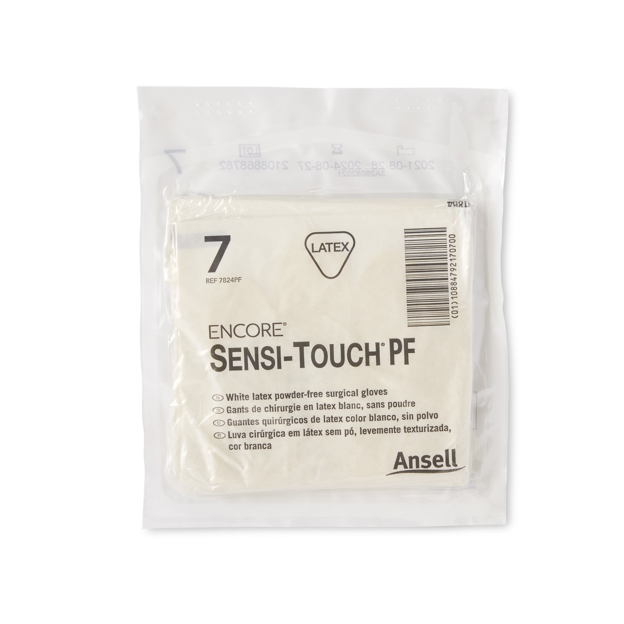 Encore® Sensi-Touch® PF Latex Surgical Glove, Size 7, Natural - Image 3