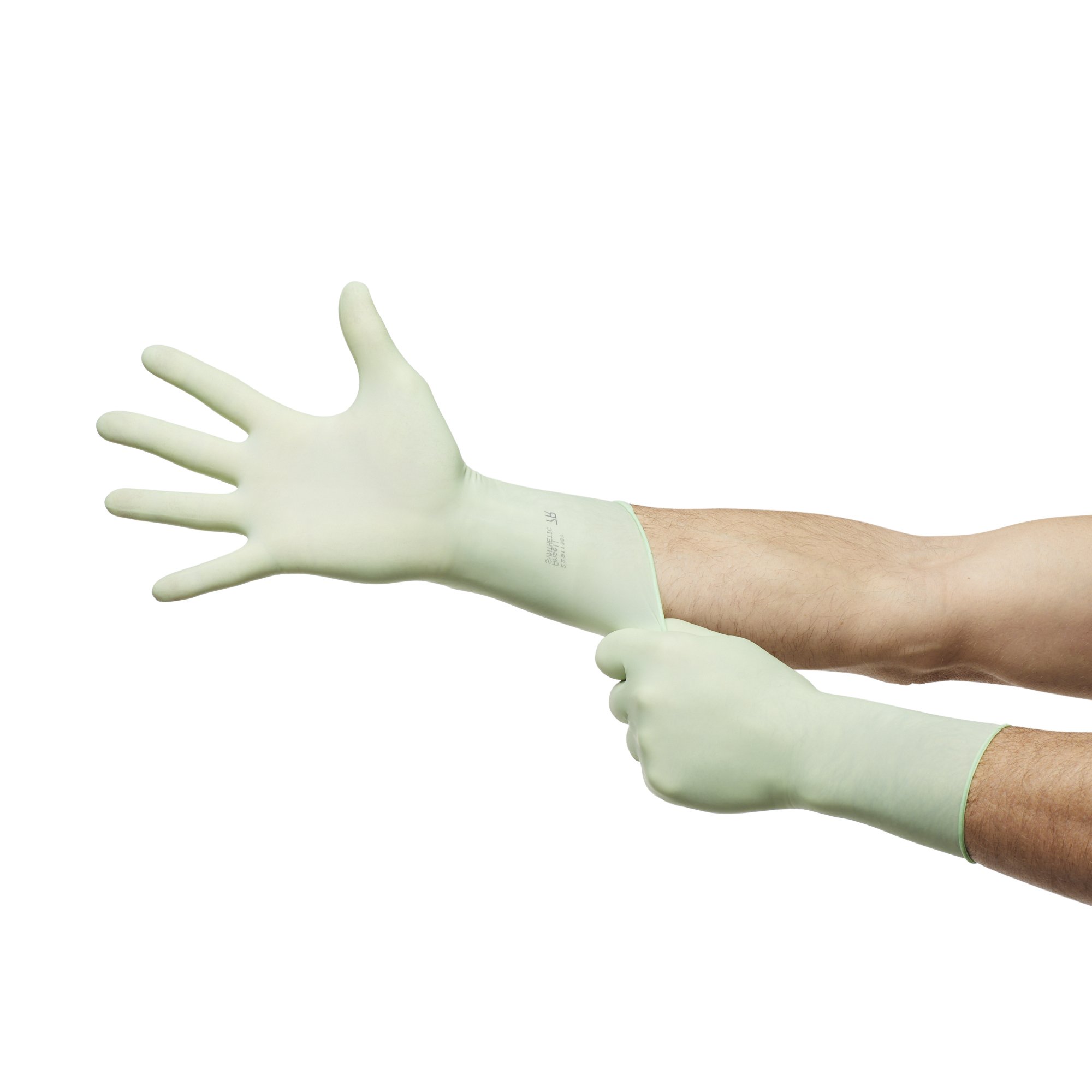 Gammex® Non-Latex PI Green Polyisoprene Surgical Glove, Size 7, Light Green - Image 4