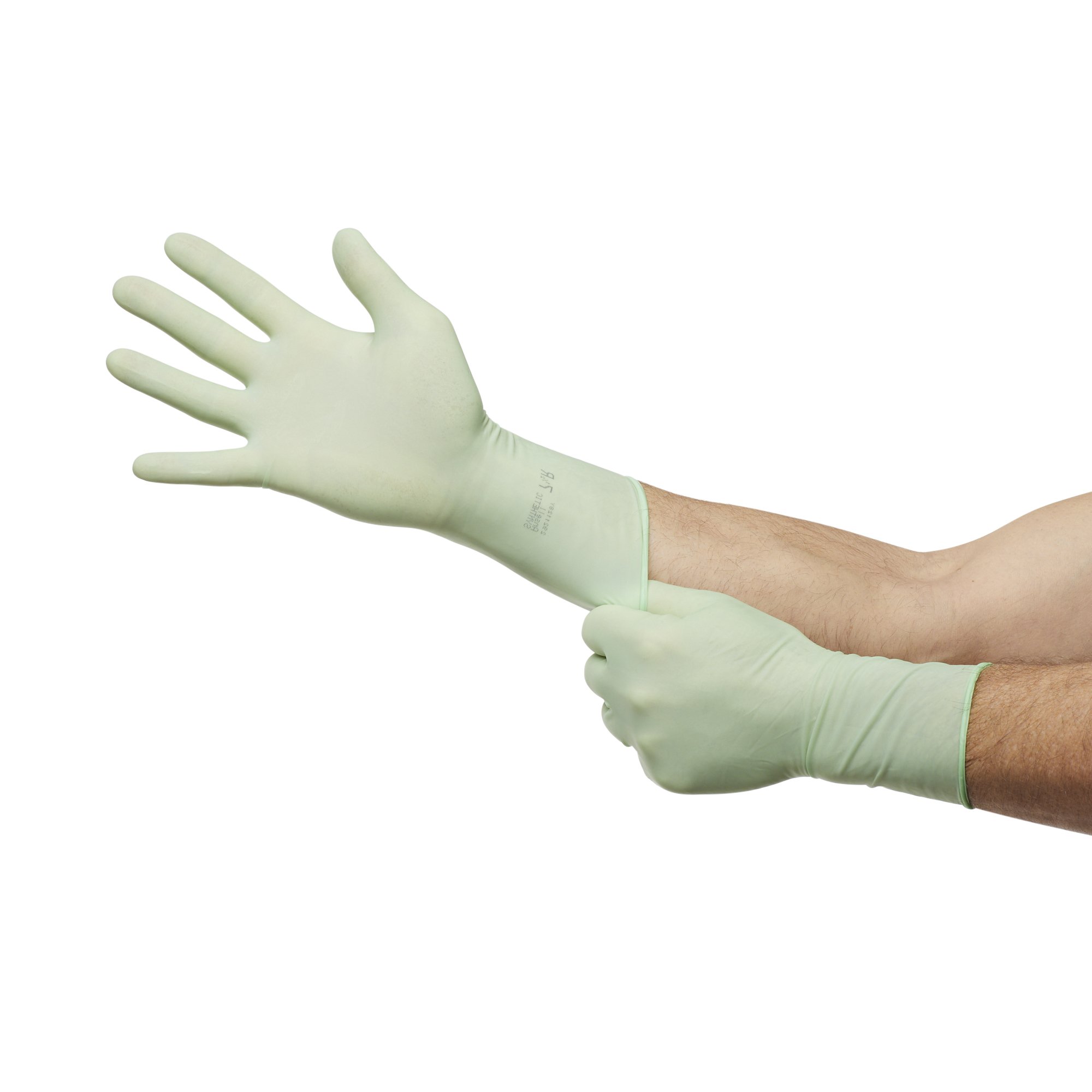 Gammex® Non-Latex PI Green Polyisoprene Surgical Glove, Size 7.5, Light Green - Image 4