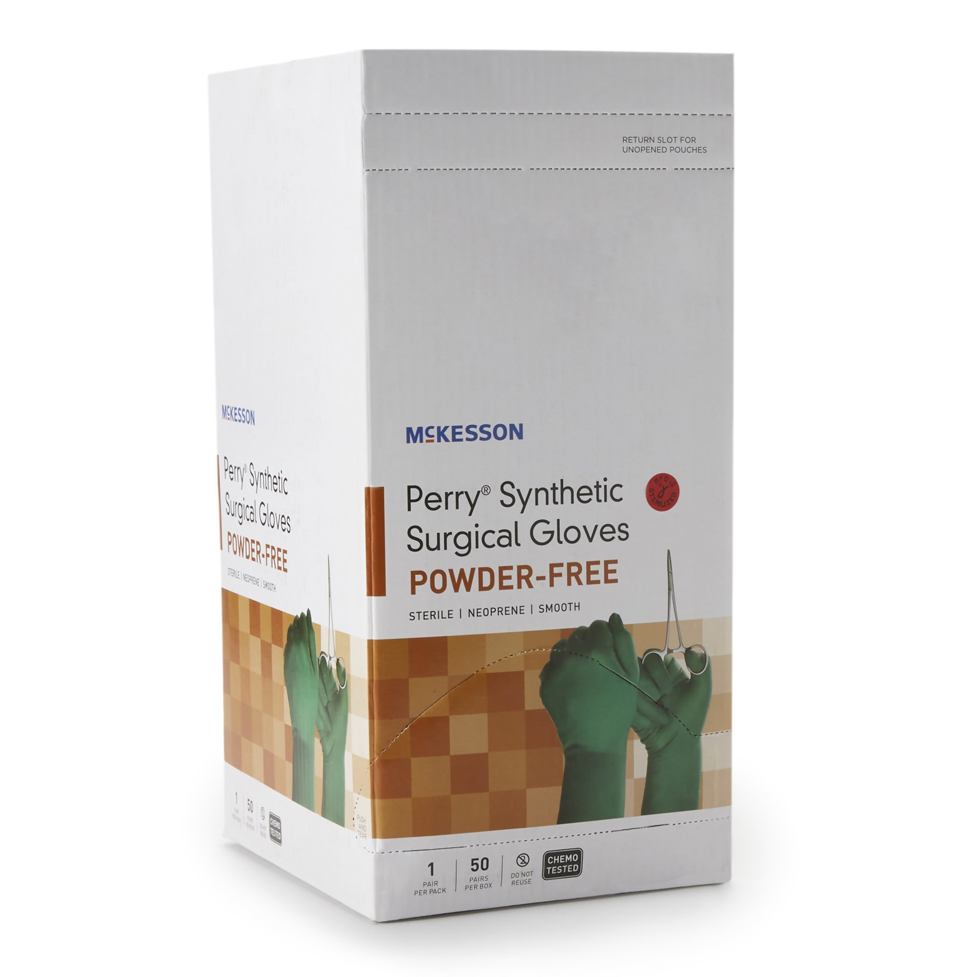 McKesson Perry® Performance Plus Polychloroprene Surgical Glove, Size 6, Green - Image 6