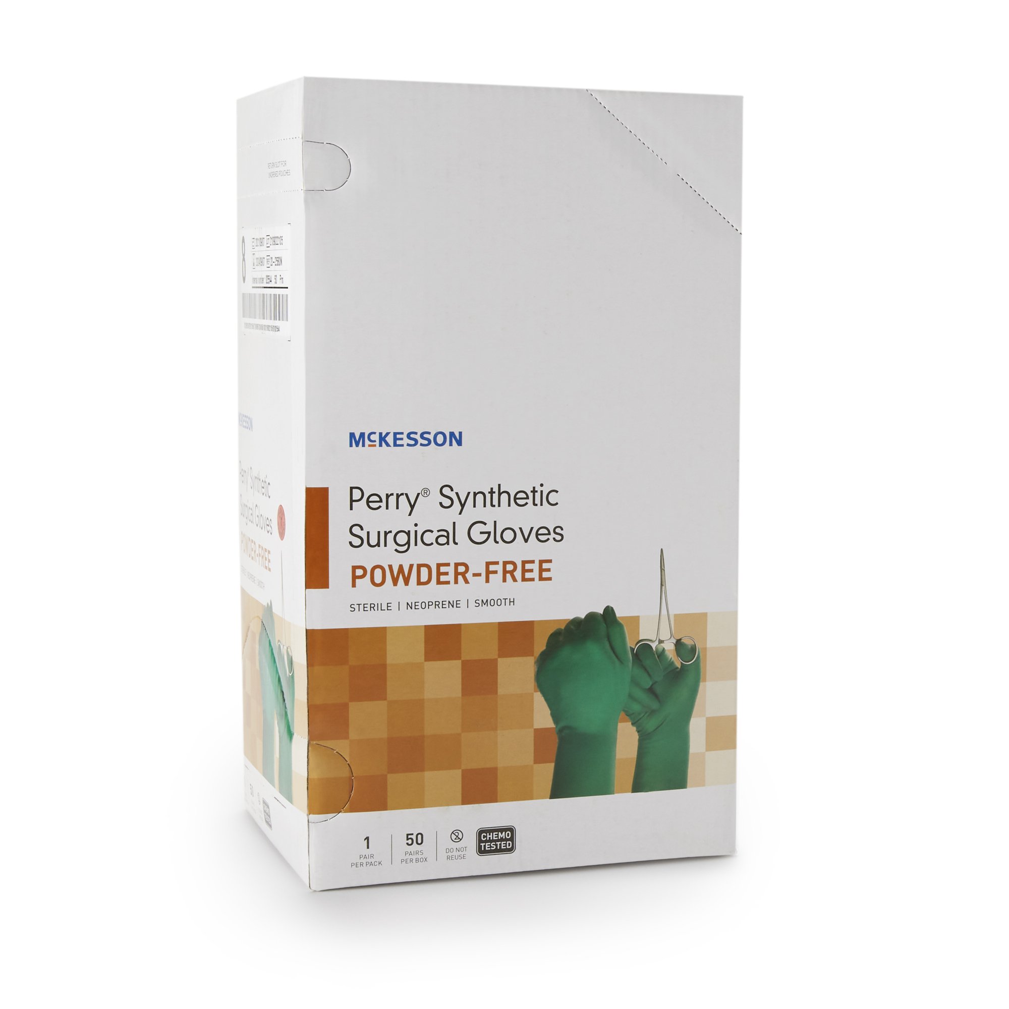 McKesson Perry® Performance Plus Polychloroprene Surgical Glove, Size 8, Green - Image 6