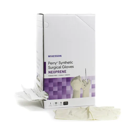 McKesson Perry® Polychloroprene Surgical Glove, Size 6, Cream