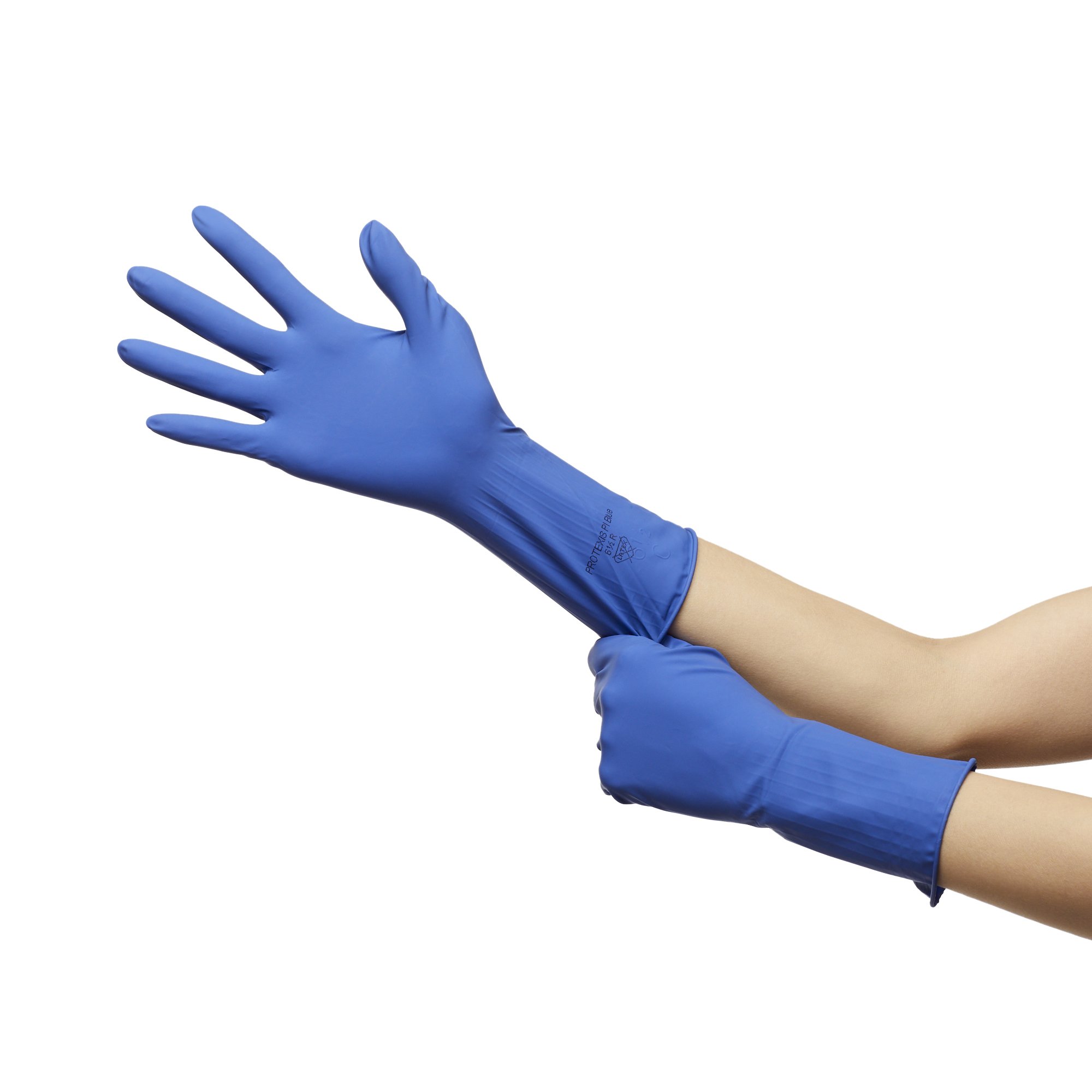 Protexis™ Blue with Neu-Thera® Polyisoprene Surgical Glove, Size 6.5, Blue - Image 4