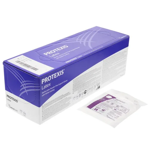 Protexis™ Latex Surgical Gloves with Nitrile Coating, Size 6.5, Light Brown