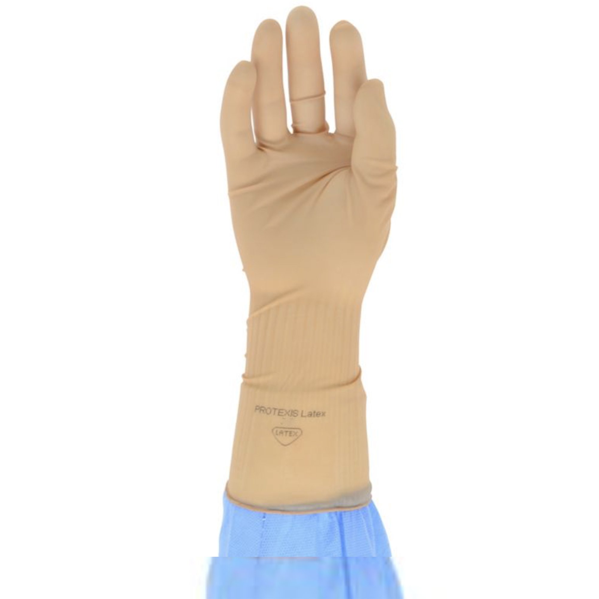 Protexis™ Latex Surgical Gloves with Nitrile Coating, Size 8.5, Light Brown - Image 4