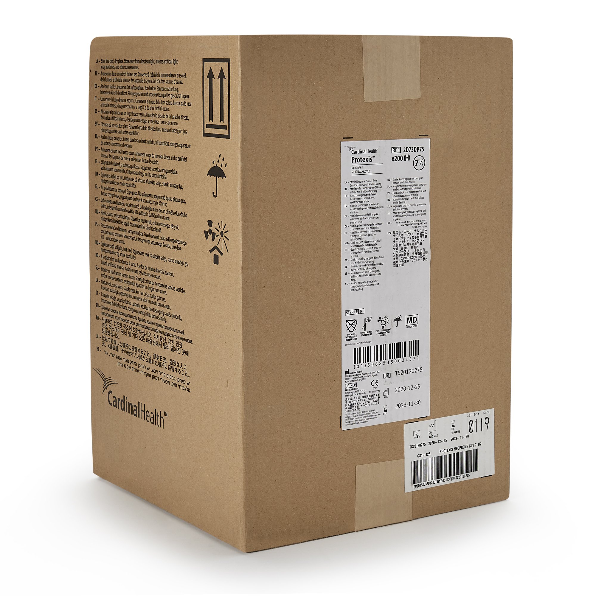 Protexis™ Polychloroprene Surgical Glove, Size 7.5, Ivory - Image 5