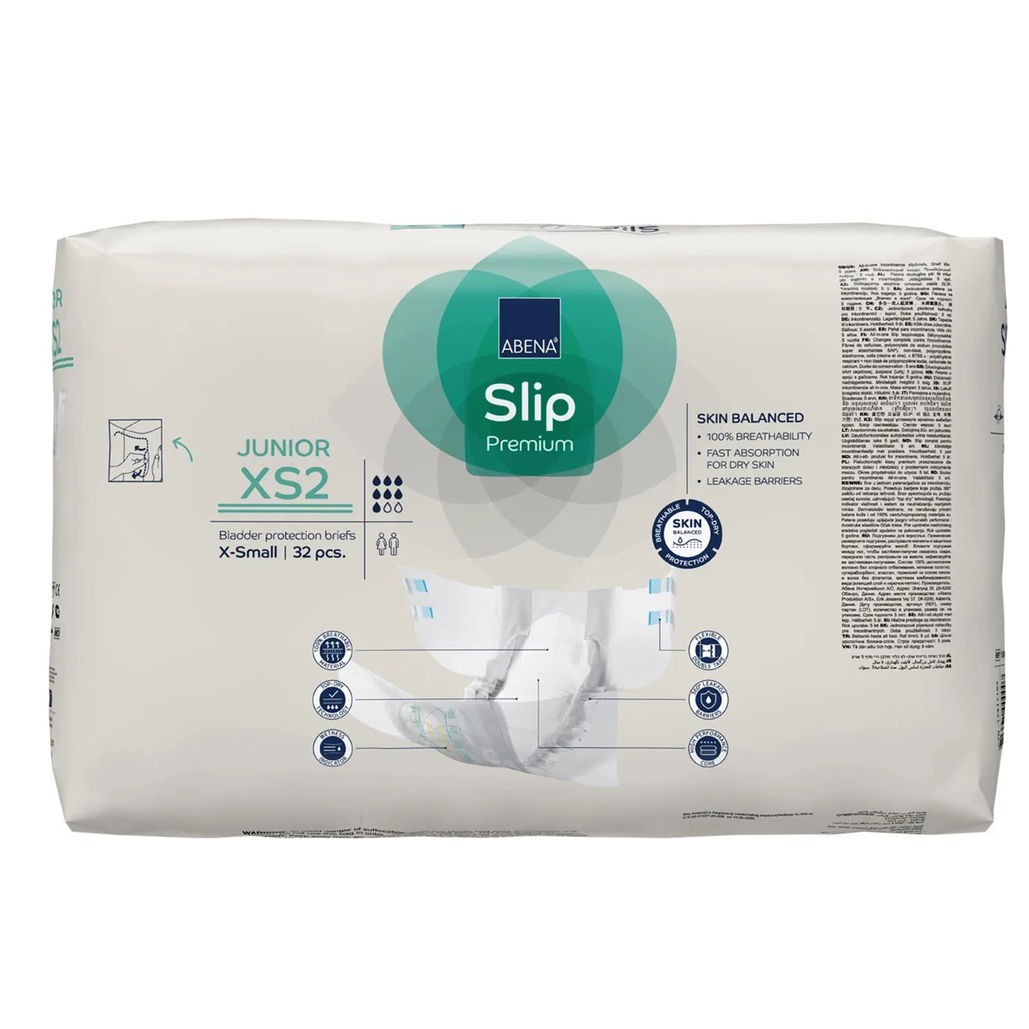 Abena® Slip Premium Junior XS2 Incontinence Brief, Extra Small - Image 4