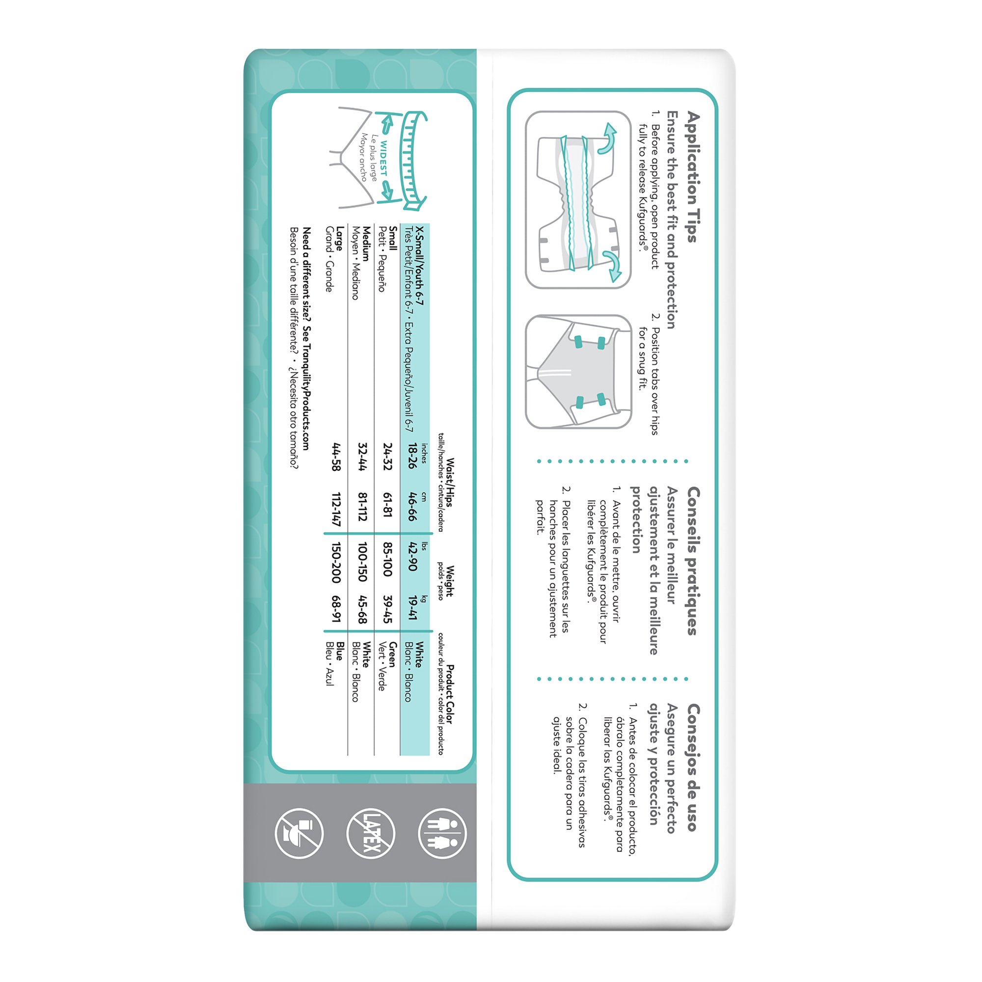 Tranquility® Essential Heavy Incontinence Brief, Extra Small - Image 4