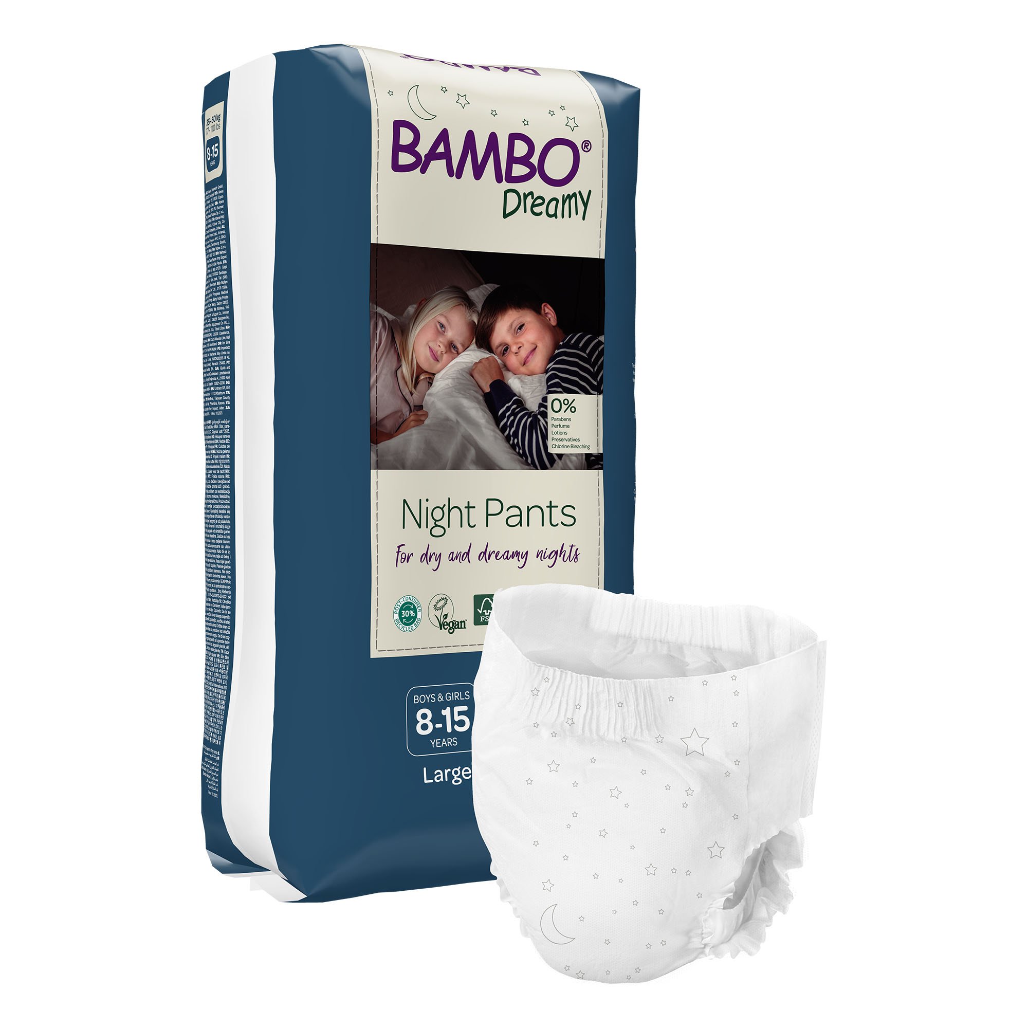 Bambo Nature Dreamy Night Pants, Large