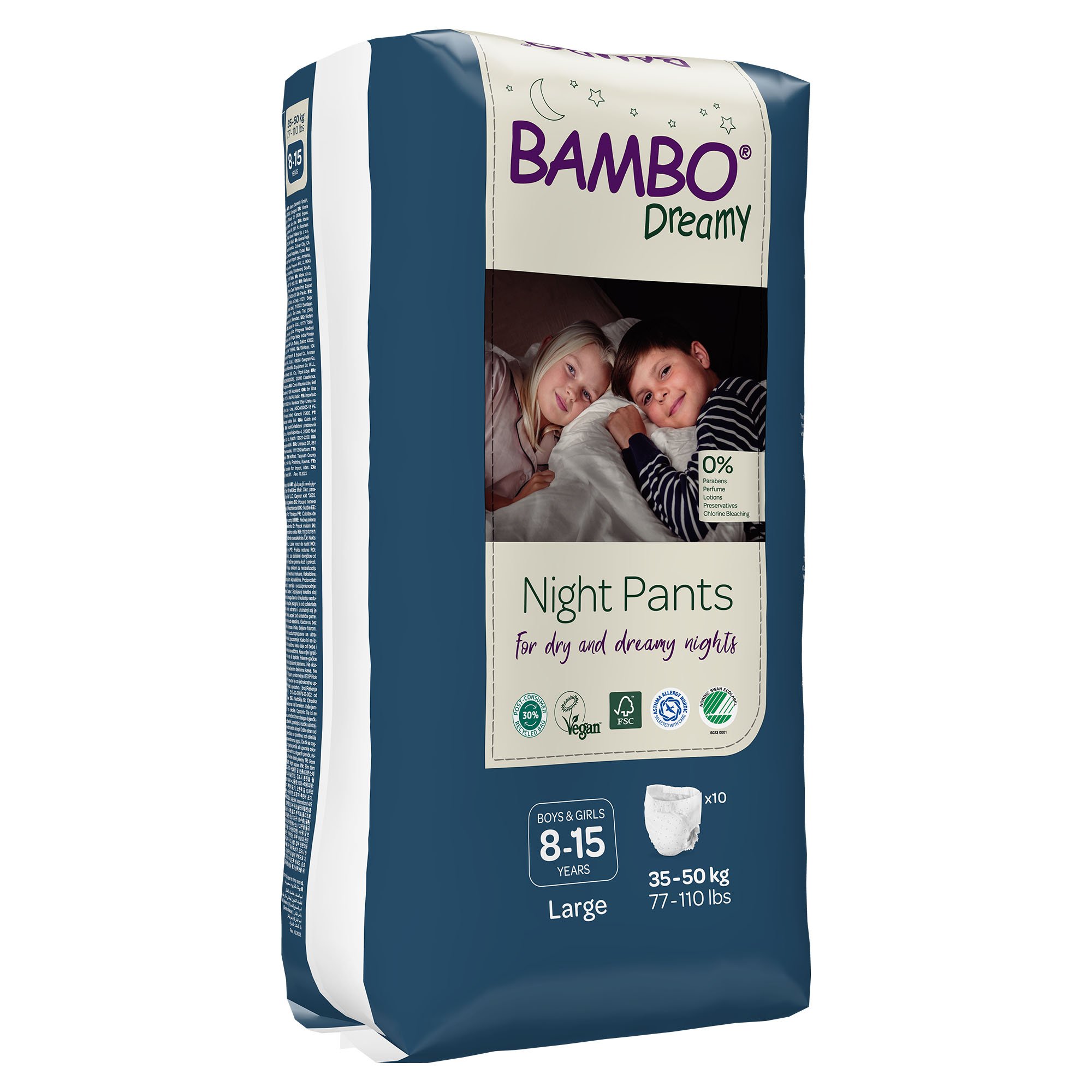 Bambo Nature Dreamy Night Pants, Large - Image 2