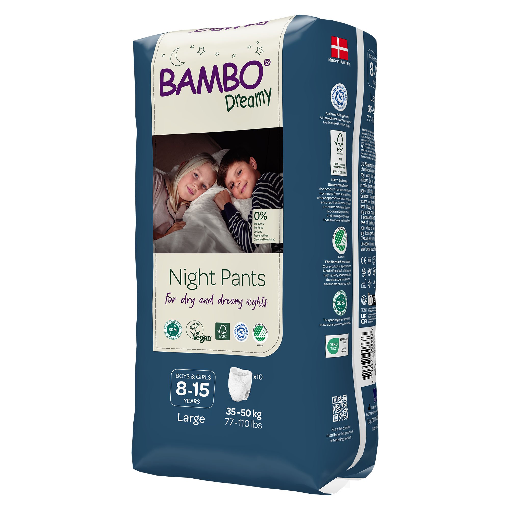 Bambo Nature Dreamy Night Pants, Large - Image 3