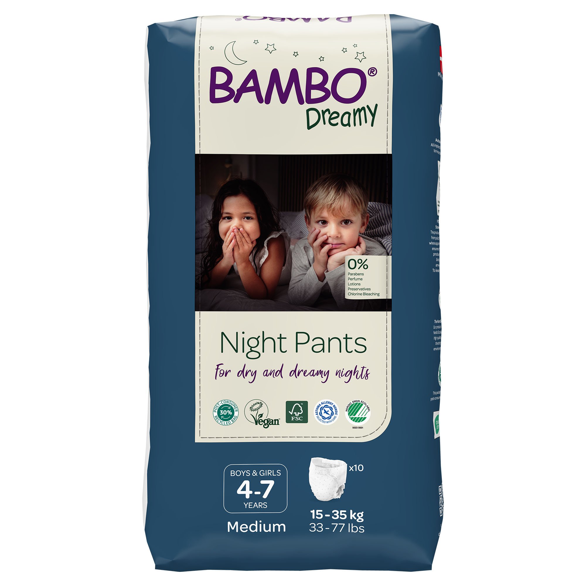 Bambo Nature Dreamy Night Pants, Medium - Image 4