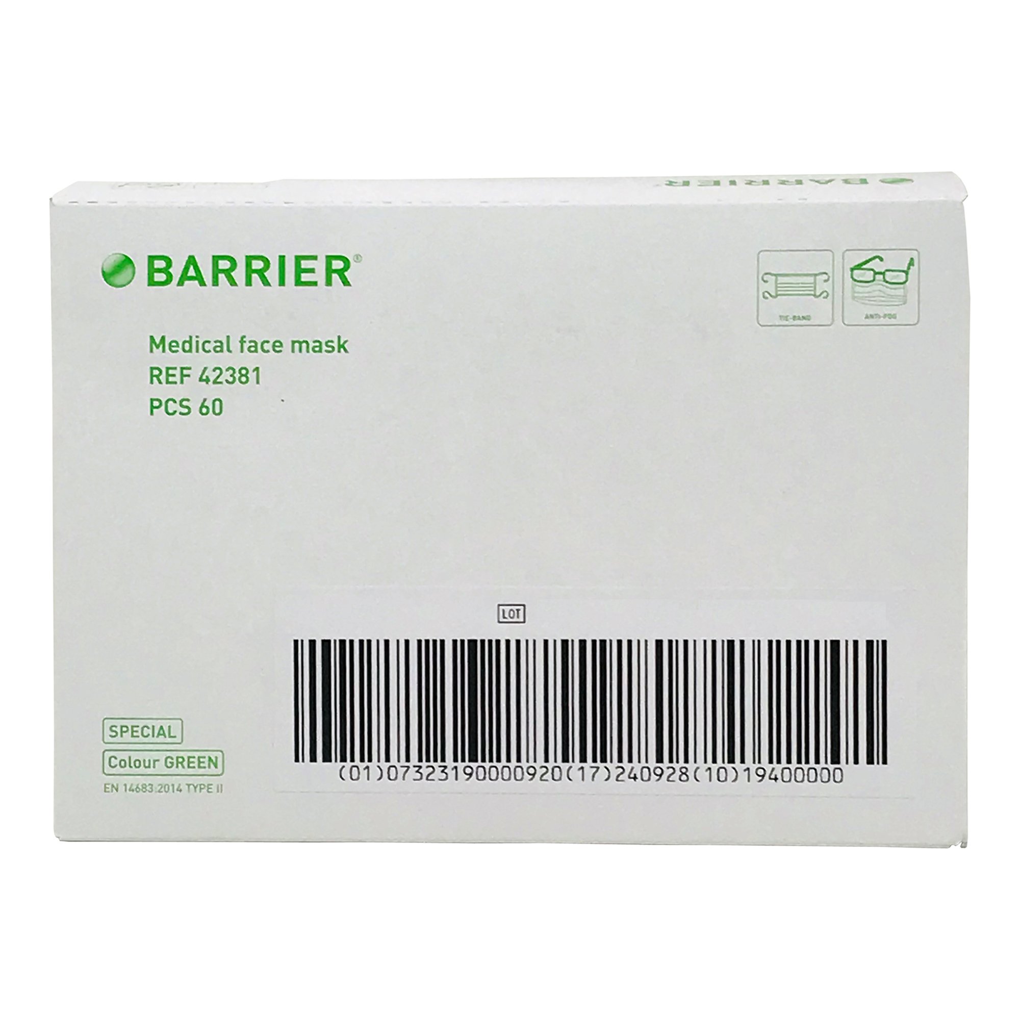 Barrier® Extra Protection Surgical Mask