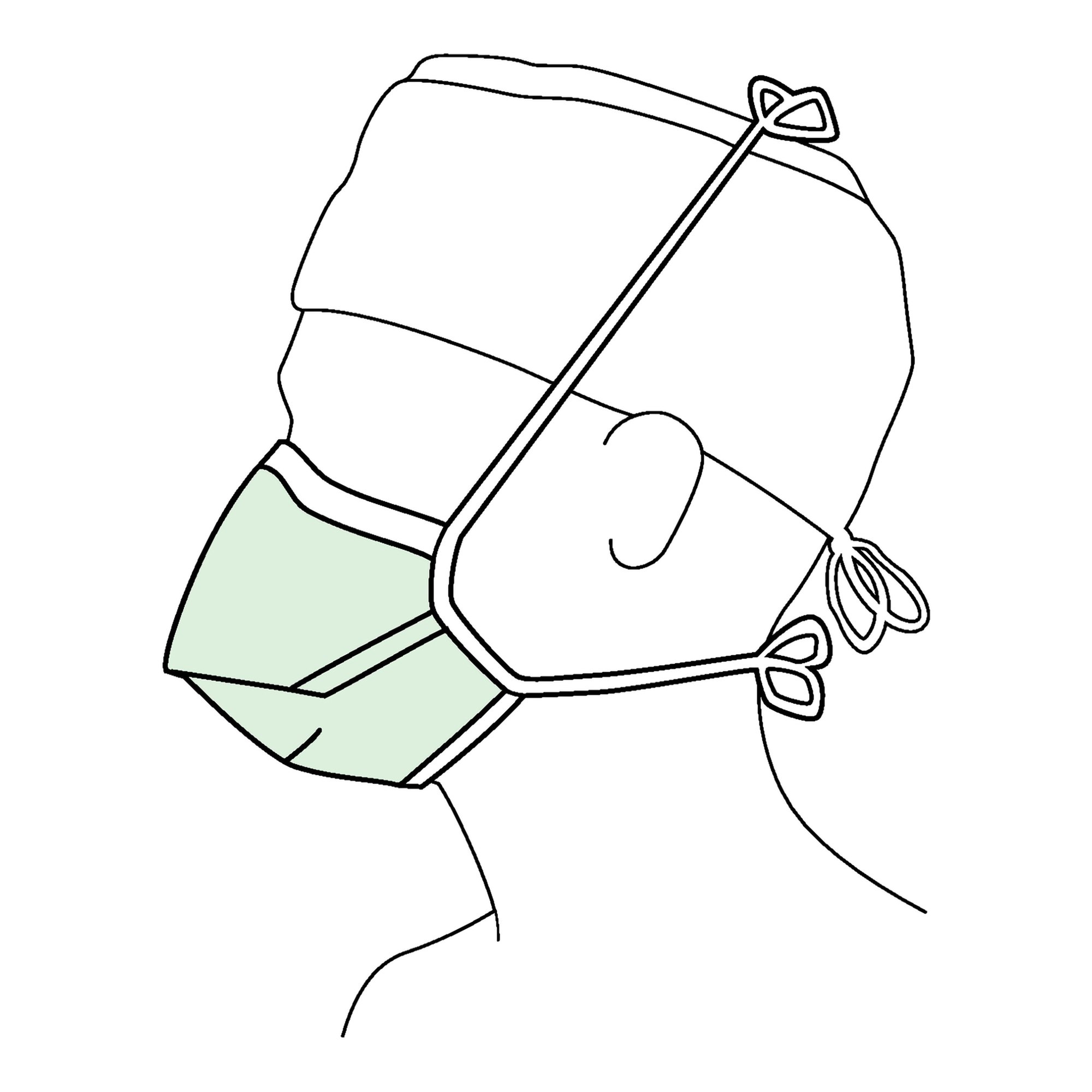Halyard Duckbill Surgical Mask - Image 5