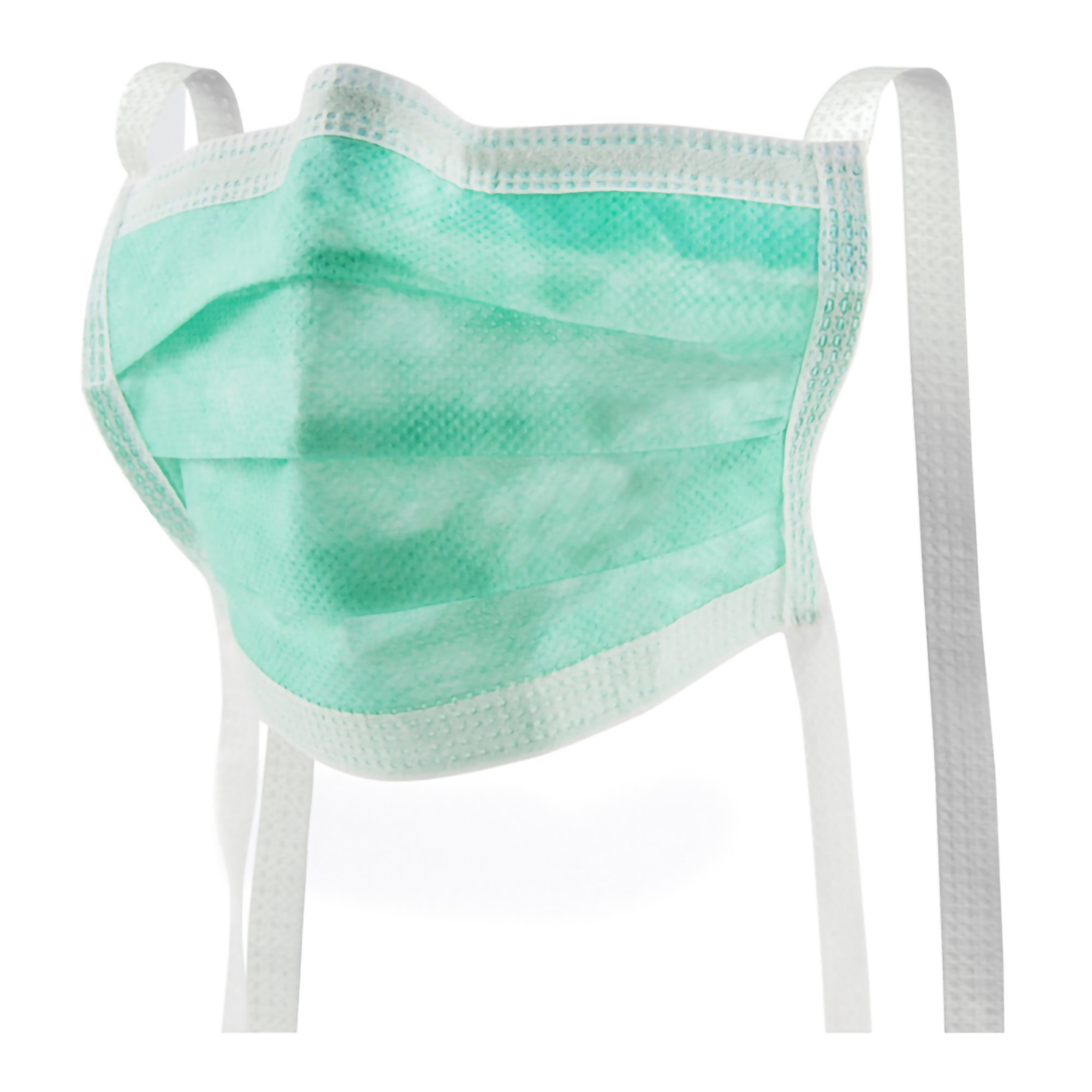 McKesson Classic Style Anti-Fog Surgical Mask, Green - Image 2
