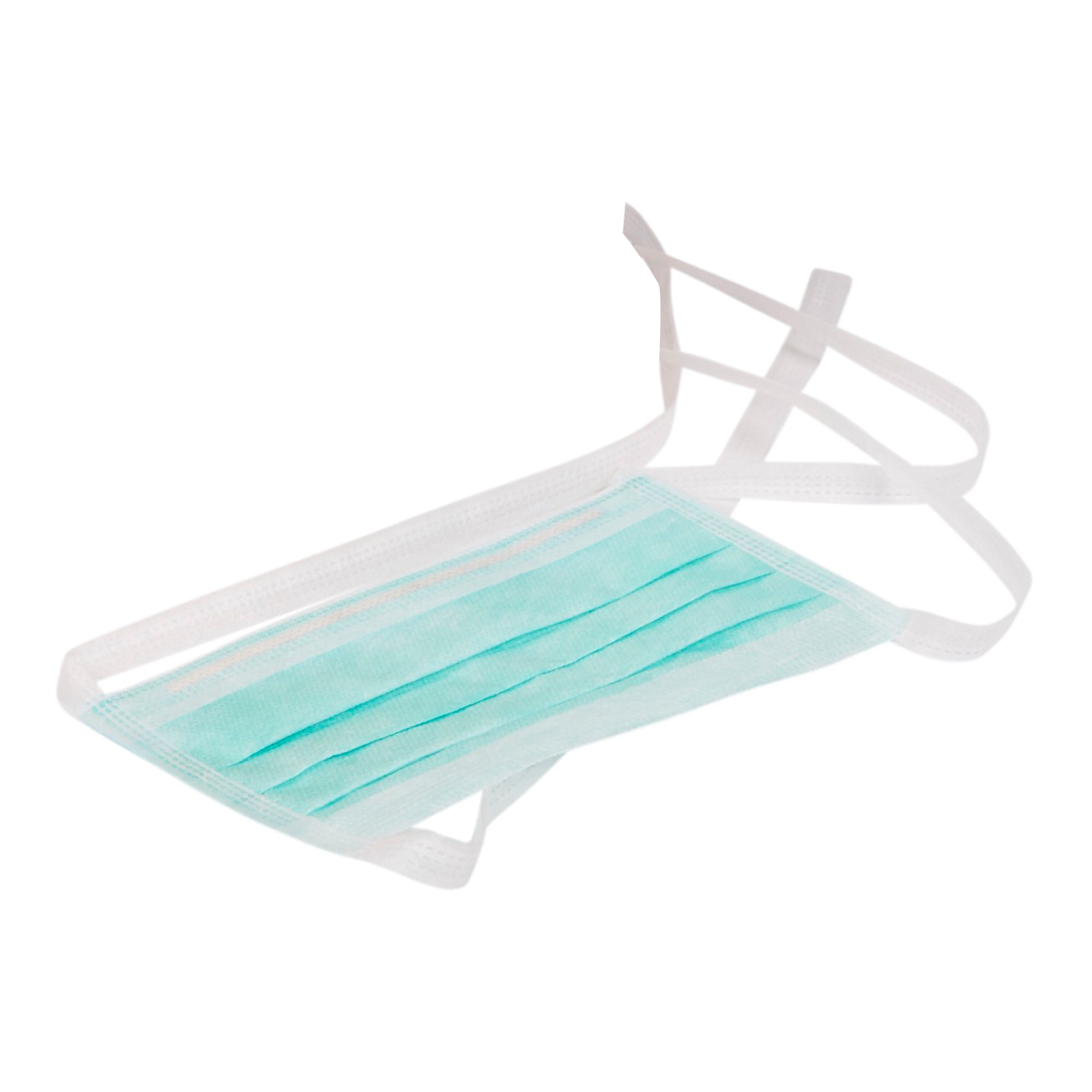 McKesson Classic Style Anti-Fog Surgical Mask, Green - Image 3
