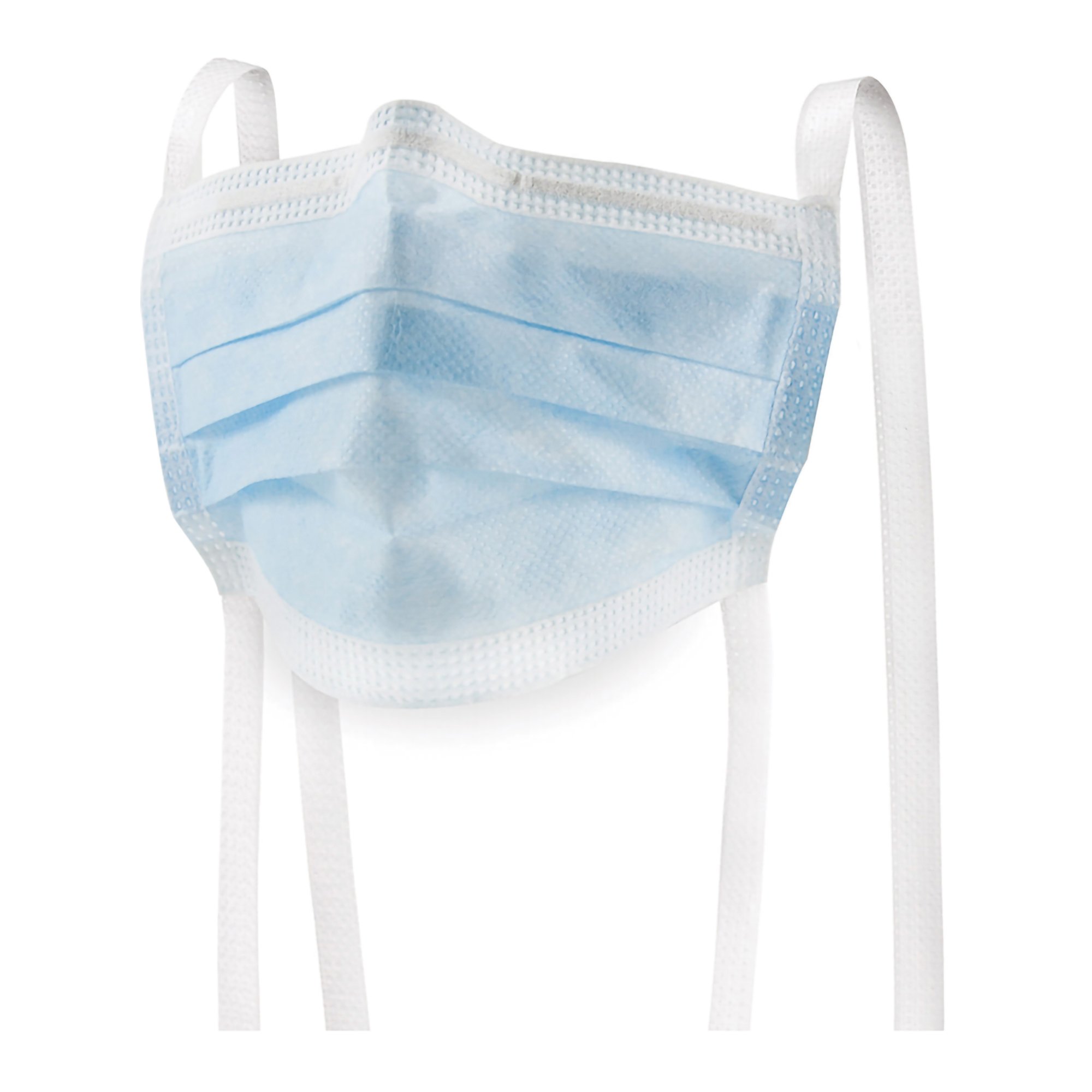 McKesson Classic Style Light & Cool Surgical Mask, Blue - Image 2