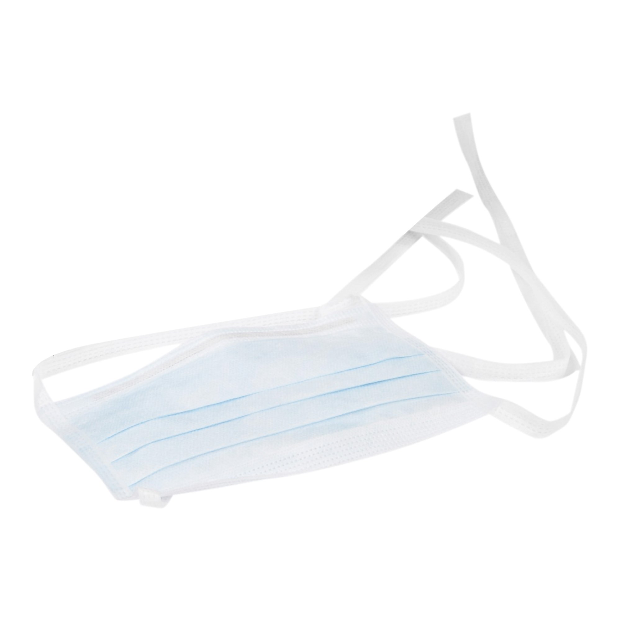 McKesson Classic Style Light & Cool Surgical Mask, Blue - Image 4