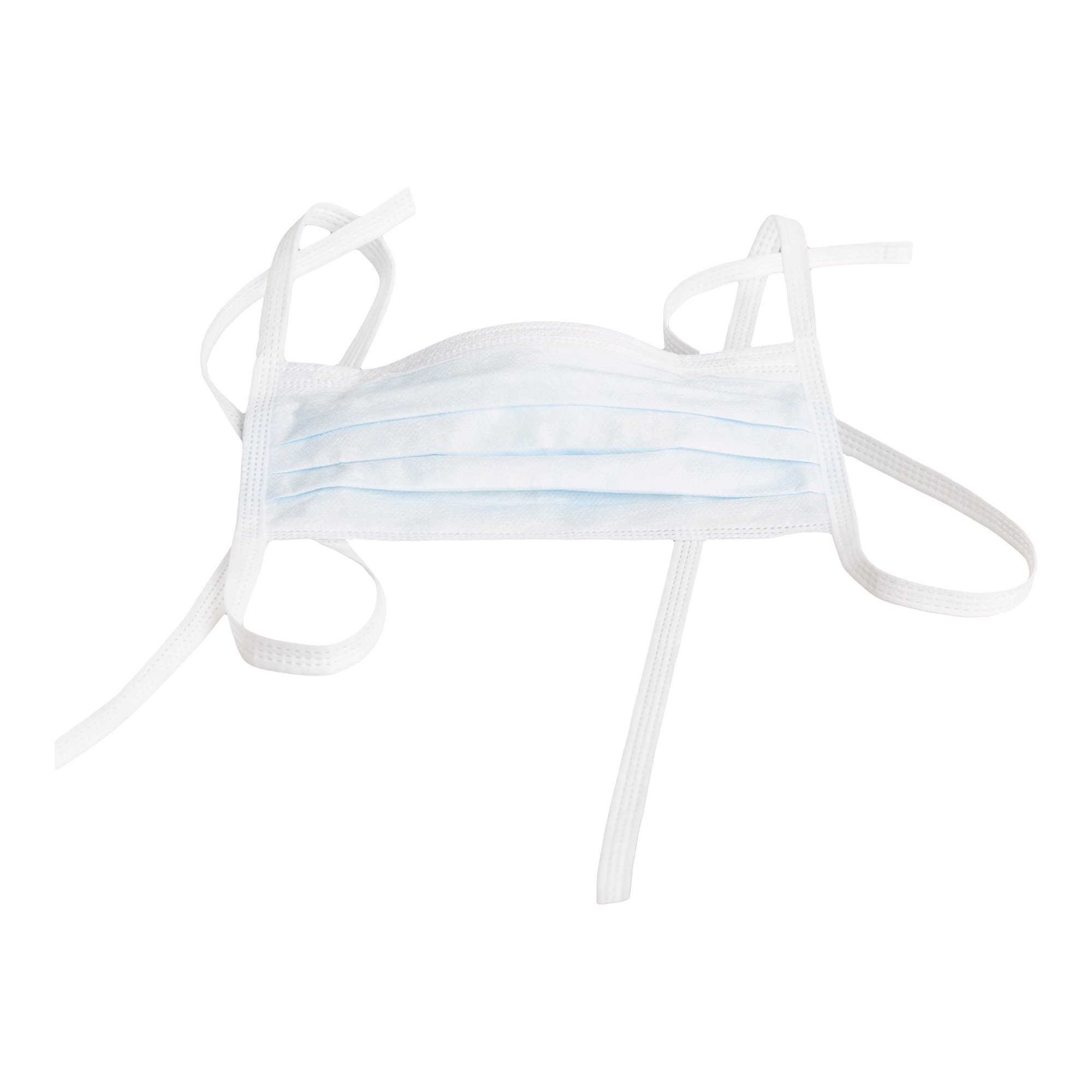 McKesson Classic Style Light & Cool Surgical Mask, Blue - Image 3