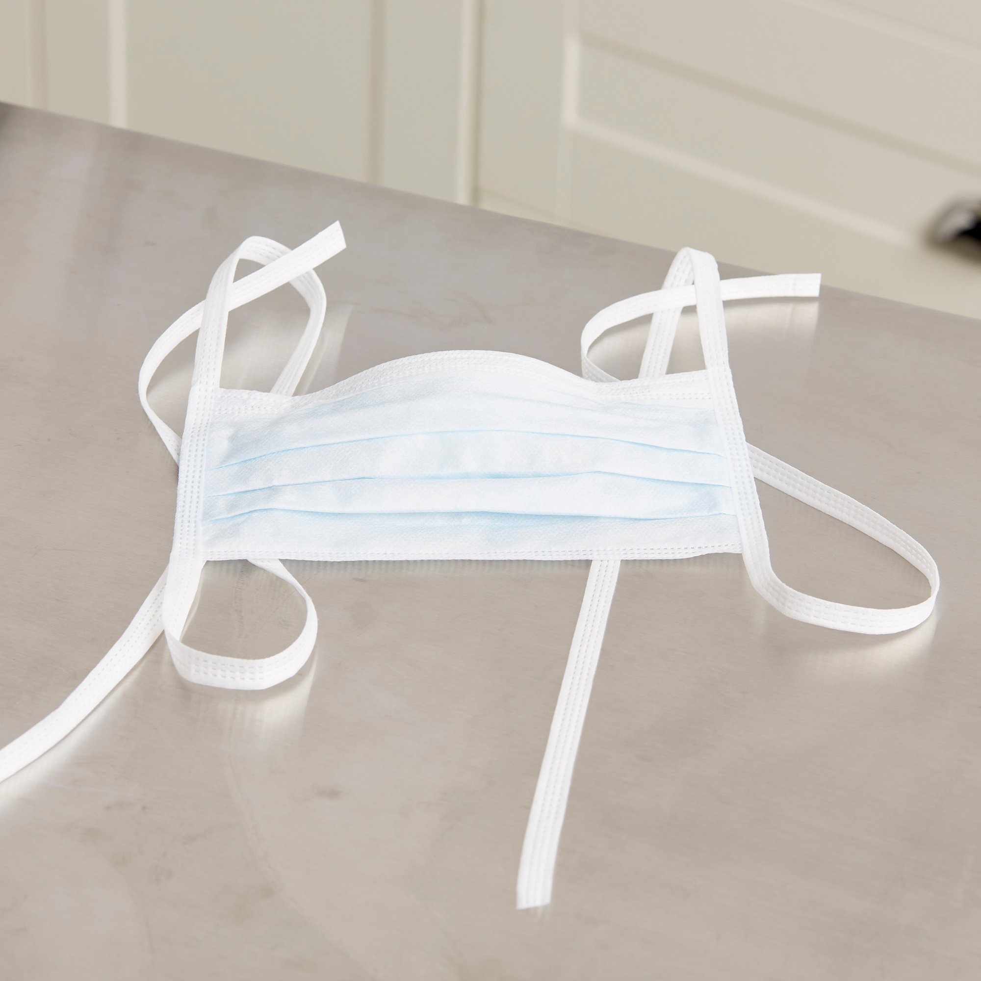 McKesson Classic Style Surgical Mask, Blue - Image 7